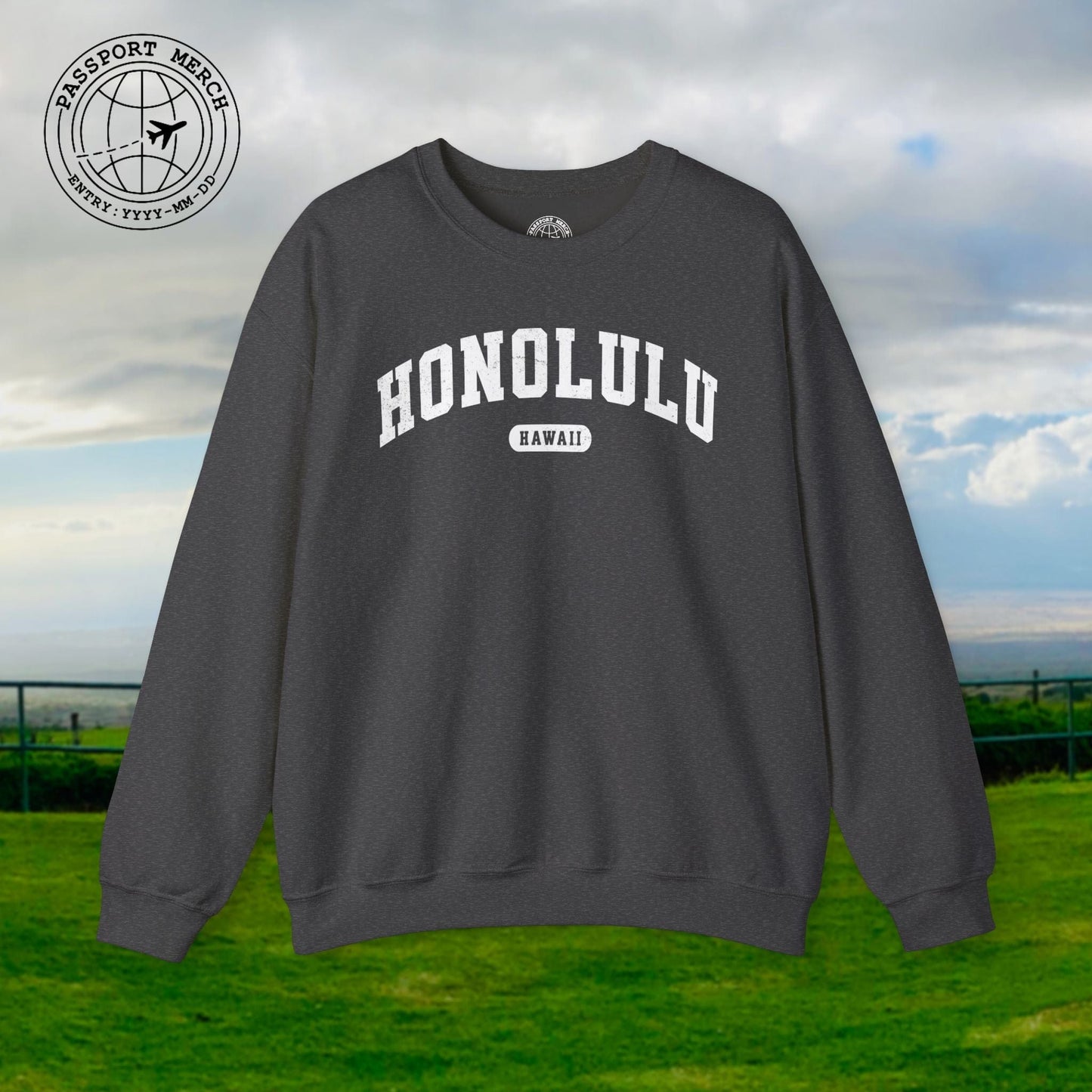 Classic Athletic, Honolulu, Hawaii (Fan Service) Crewneck