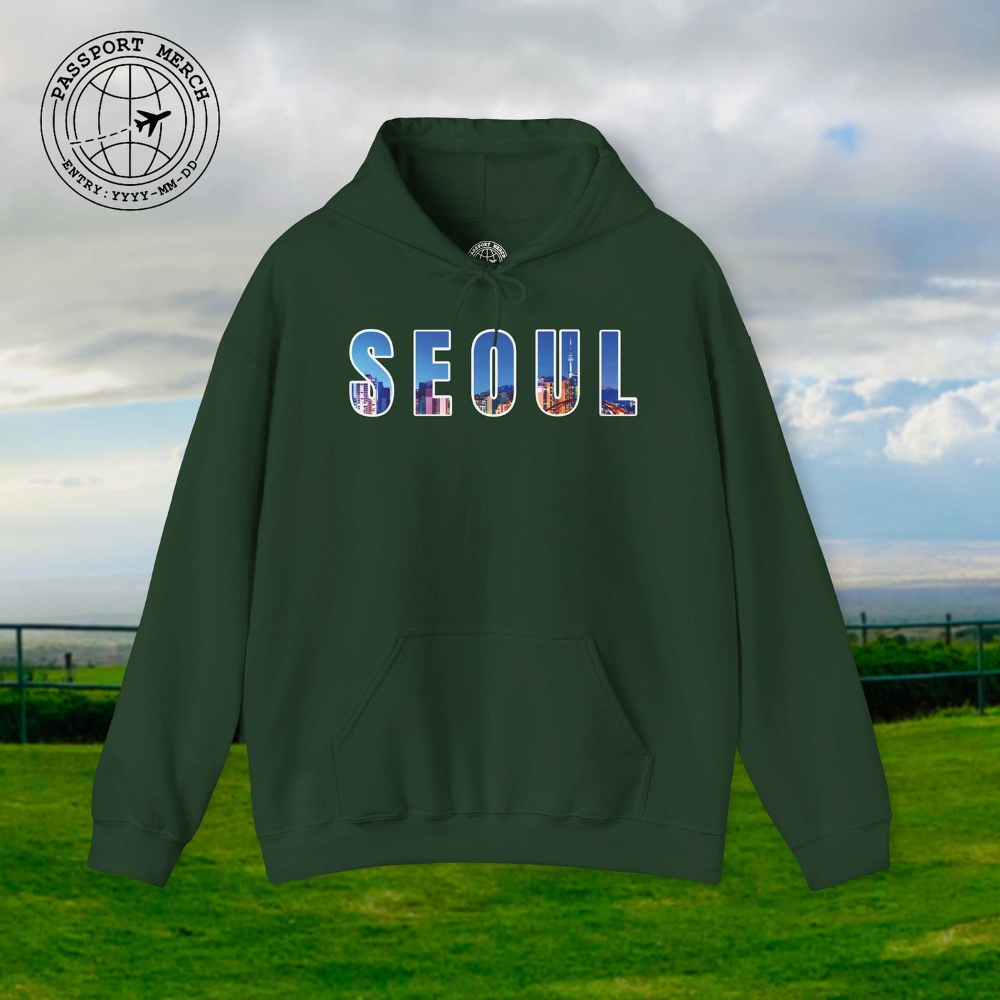 City Window Seoul Korea Hoodie