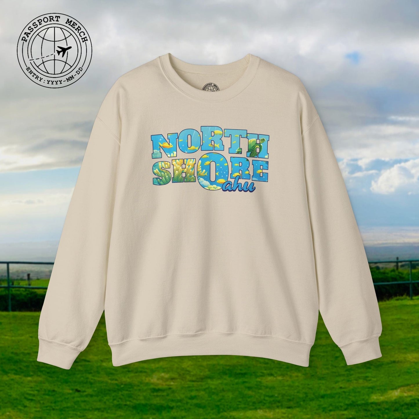 Underwater Dreams, North Shore Oahu, Hawaii Crewneck