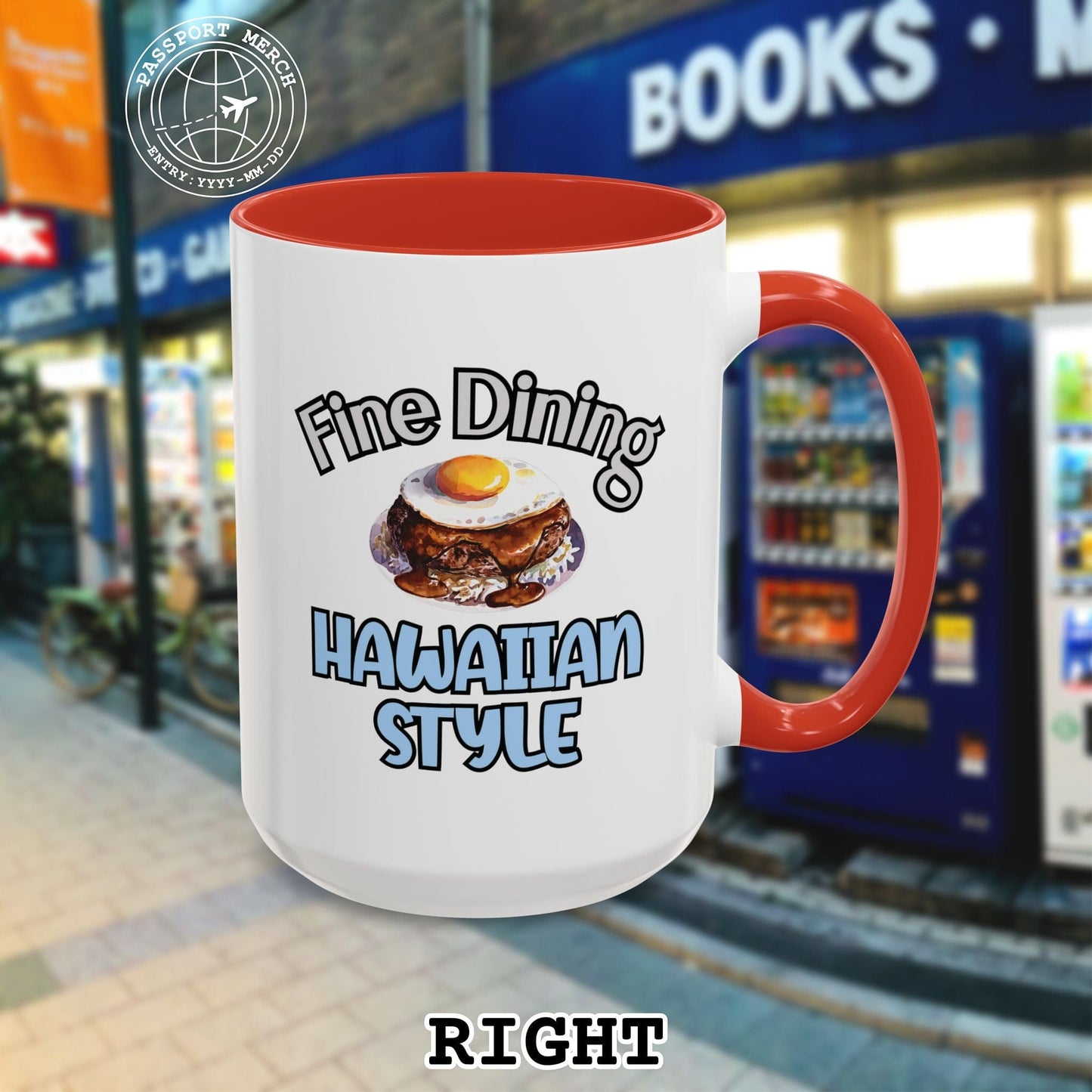 Loco Moco Fine Dining Hawaiian Style 15oz Mug