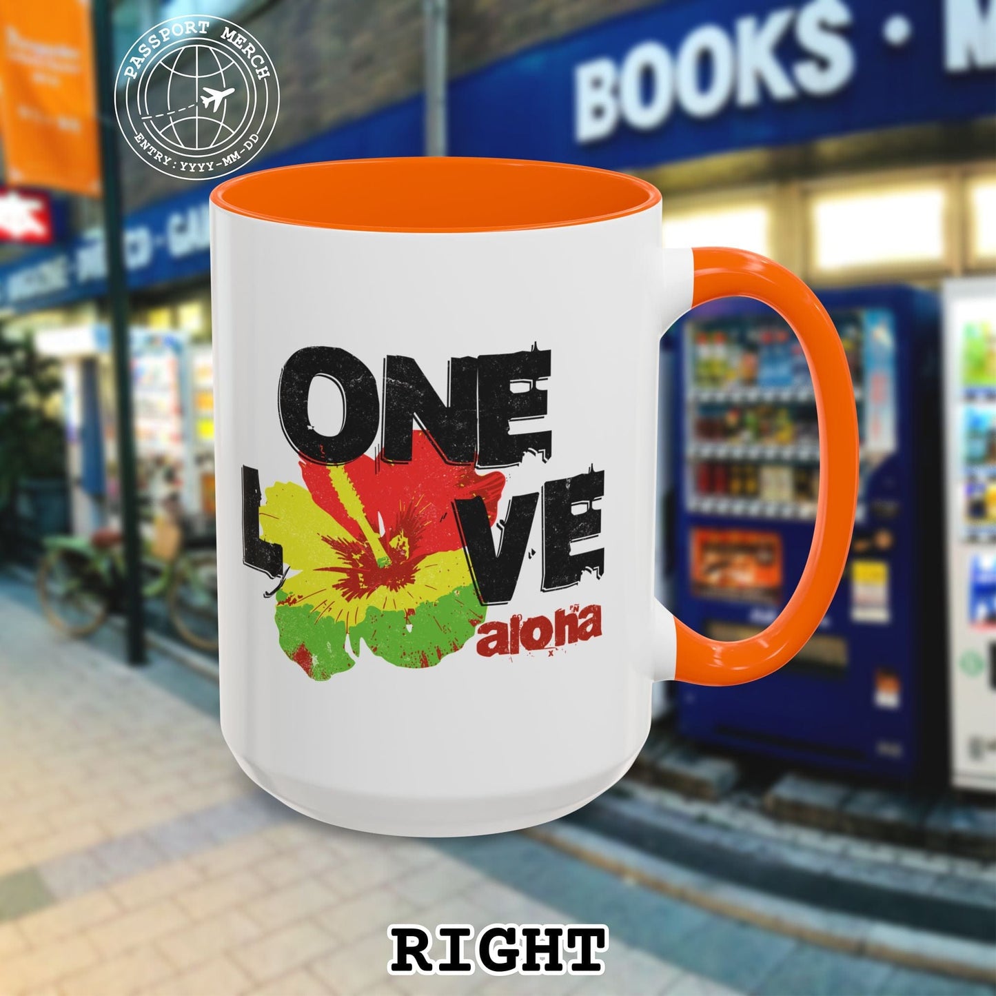 One Love, Aloha, Hawaii 15oz Mug