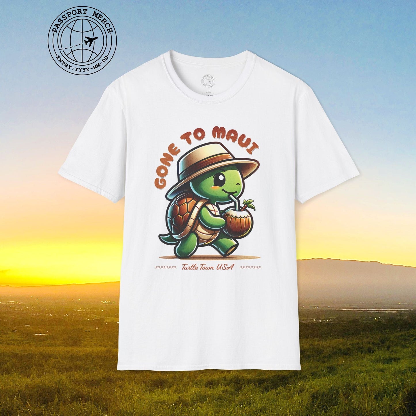 Gone to Maui, Turtle Town Hawaii T-Shirt