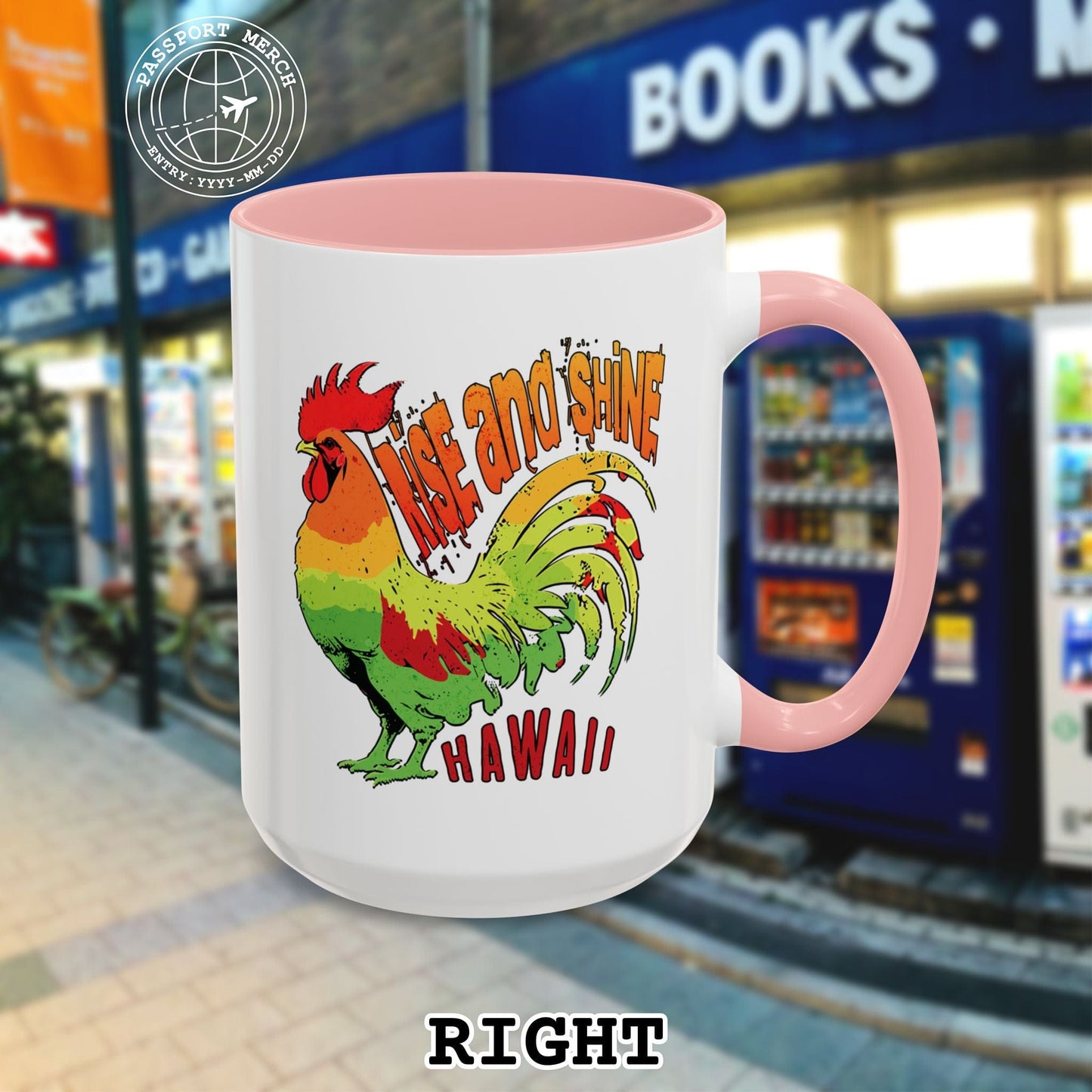 Rise and Shine Rooster, Hawaii 15oz Mug