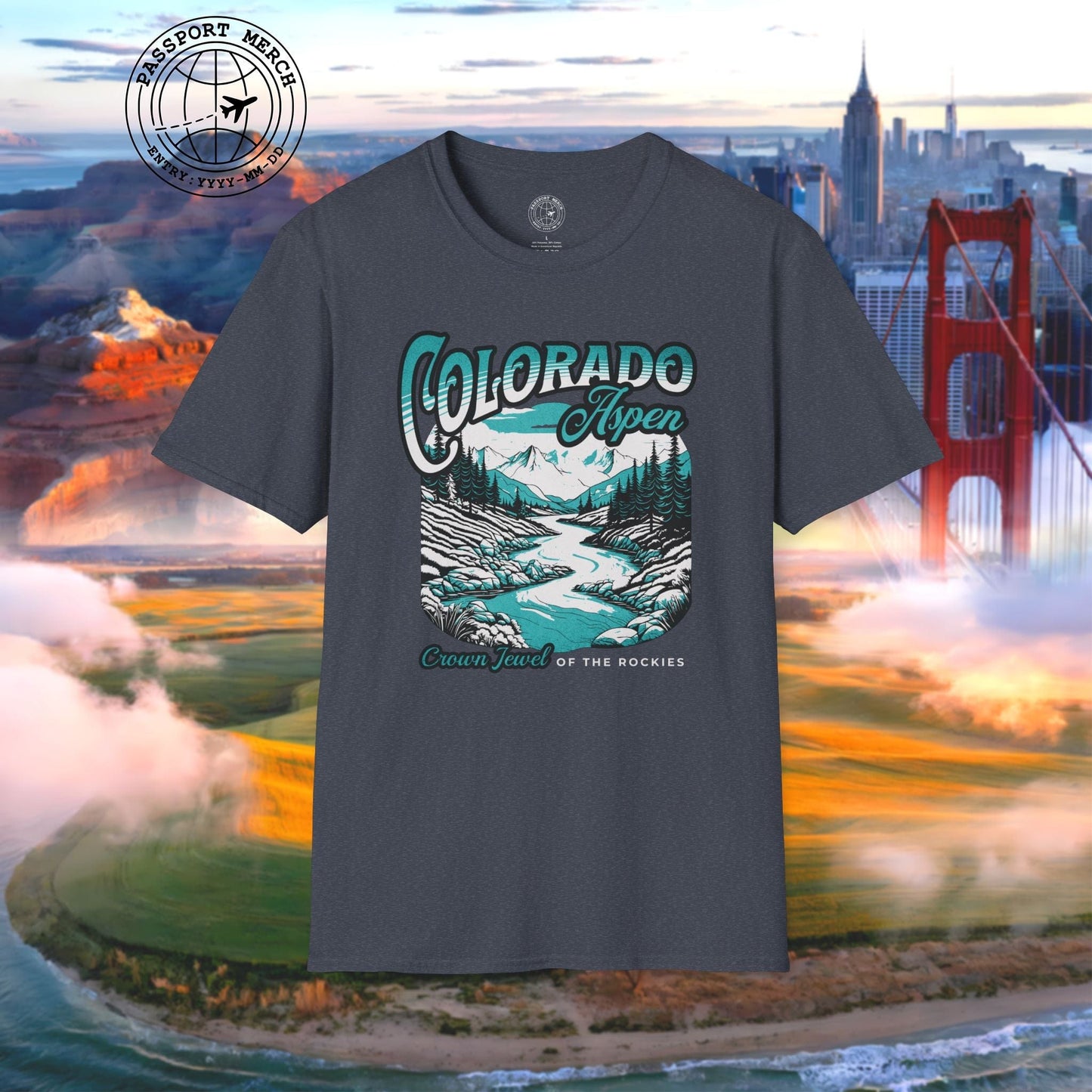 Aspen Crown Jewel of the Rockies Colorado T-Shirt
