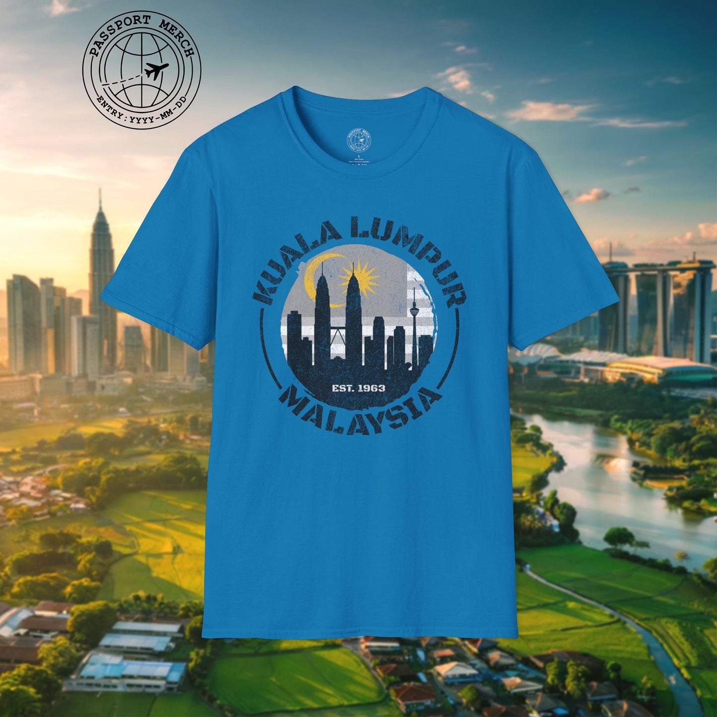 Kuala Lumpur Malaysia, Crescent and Star T-Shirt