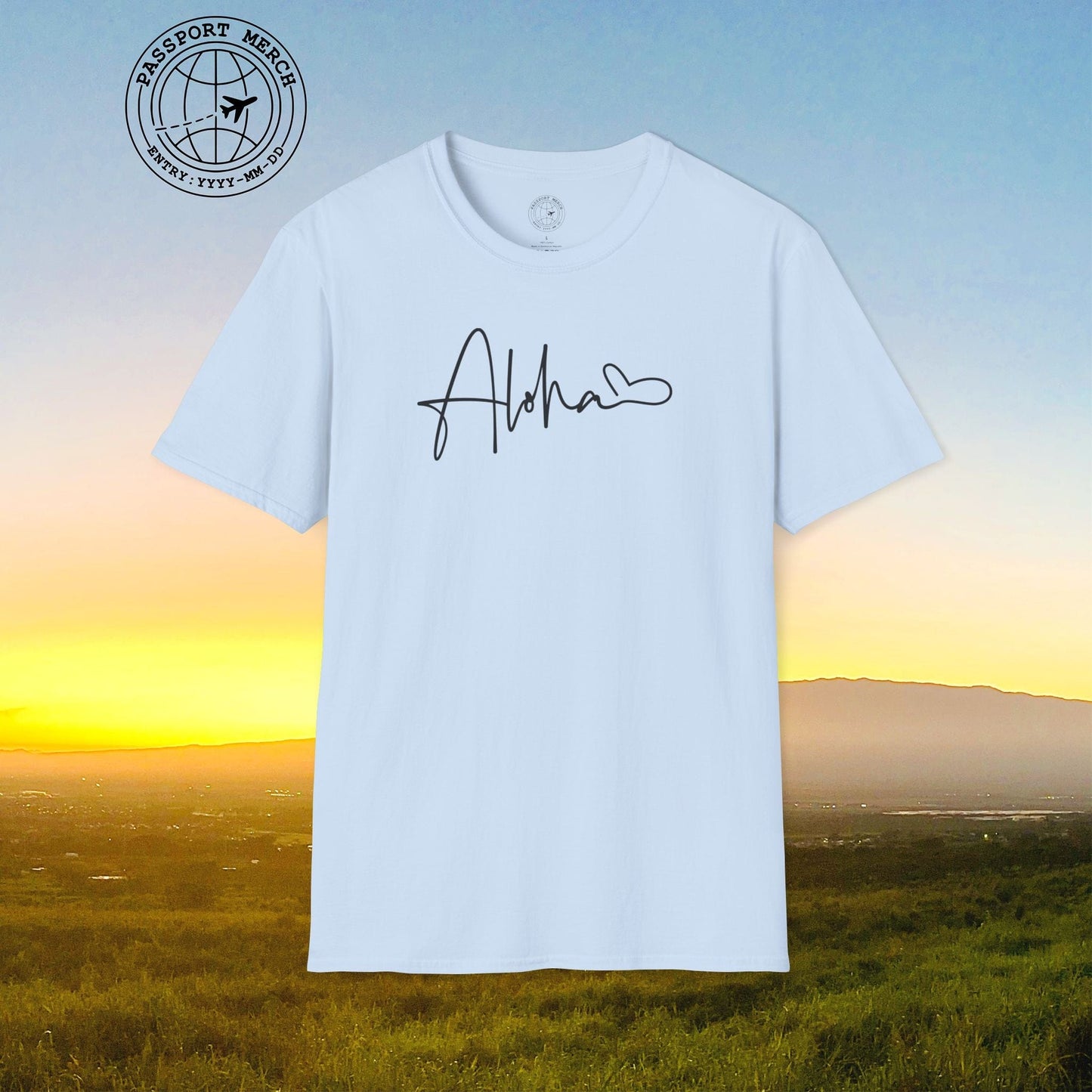 Aloha Heart Signature, Hawaii T-Shirt