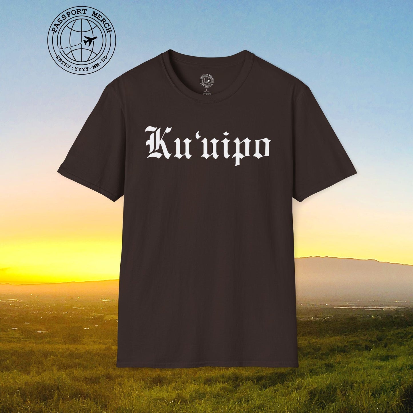 Black and White Ku'uipo (Hawaiian Jewelry Style) T-Shirt