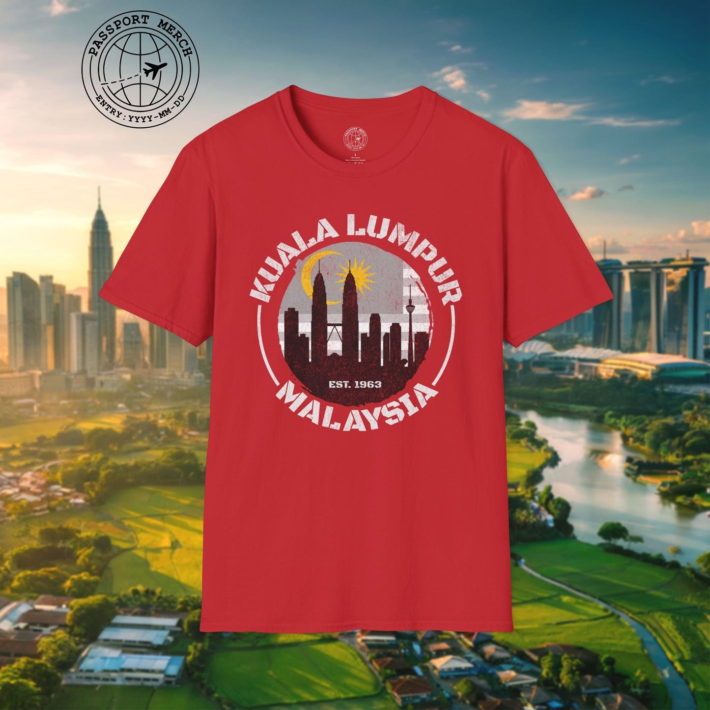 Kuala Lumpur Malaysia, Crescent and Star T-Shirt