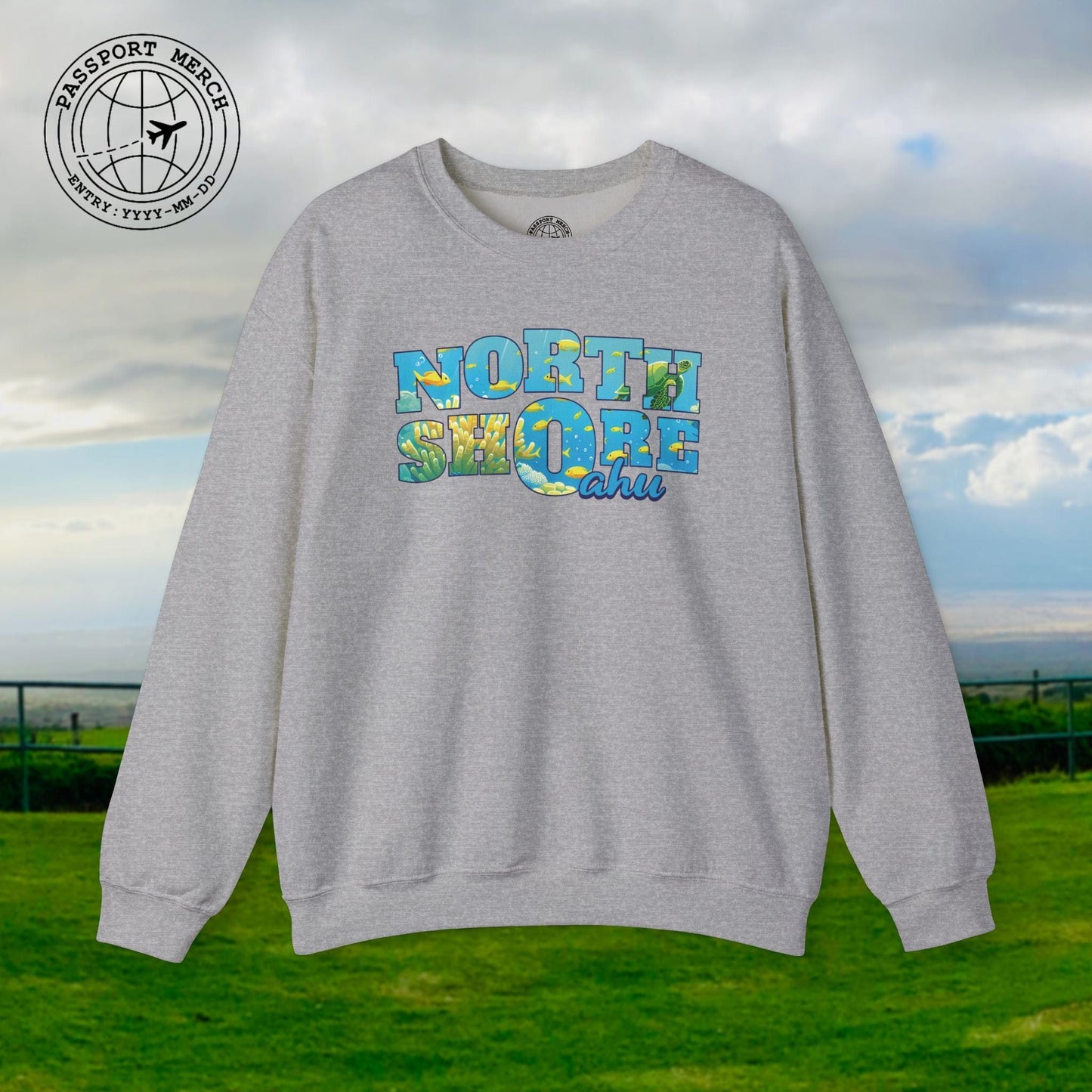 Underwater Dreams, North Shore Oahu, Hawaii Crewneck