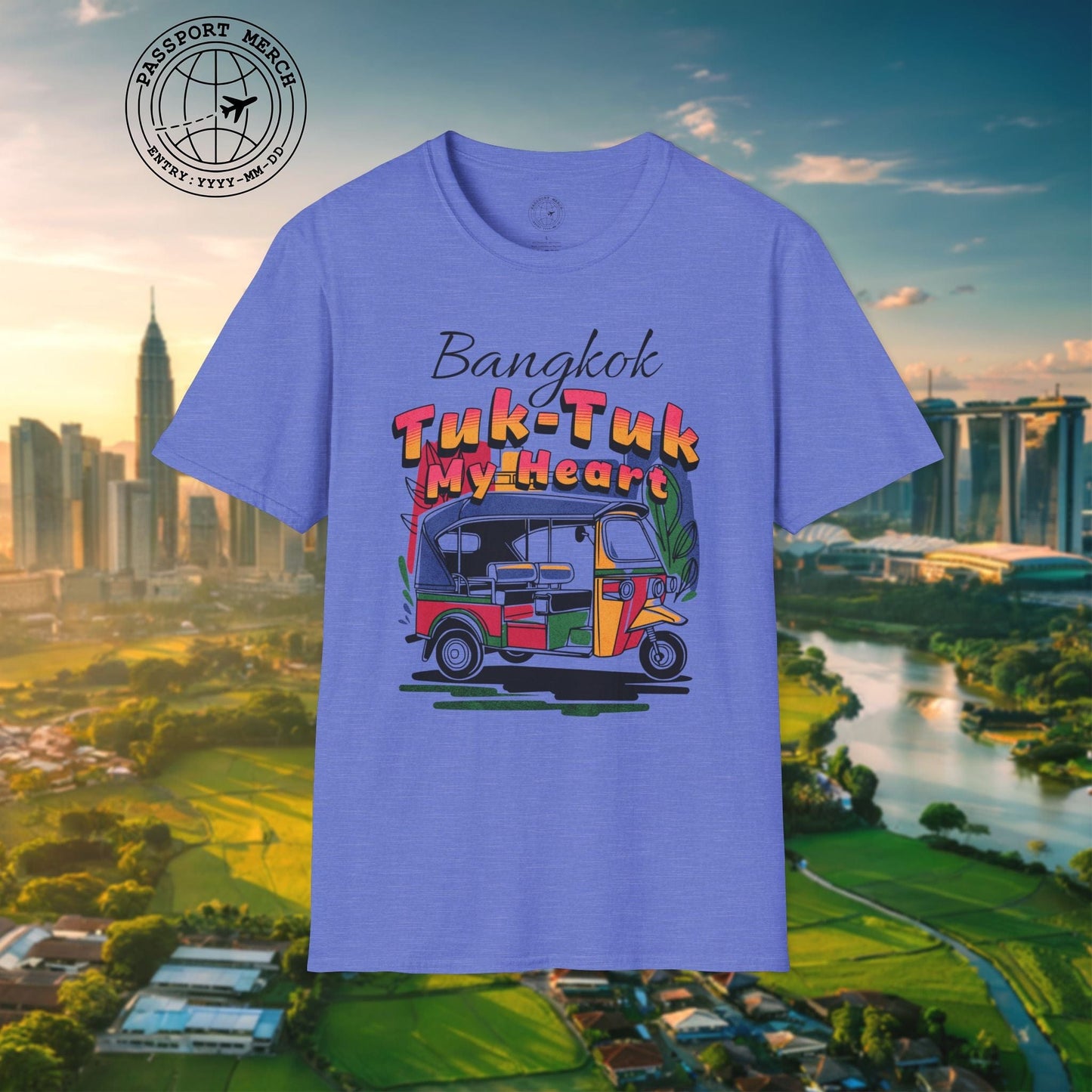 Bangkok Tuk-Tuk My Heart Thailand T-Shirt