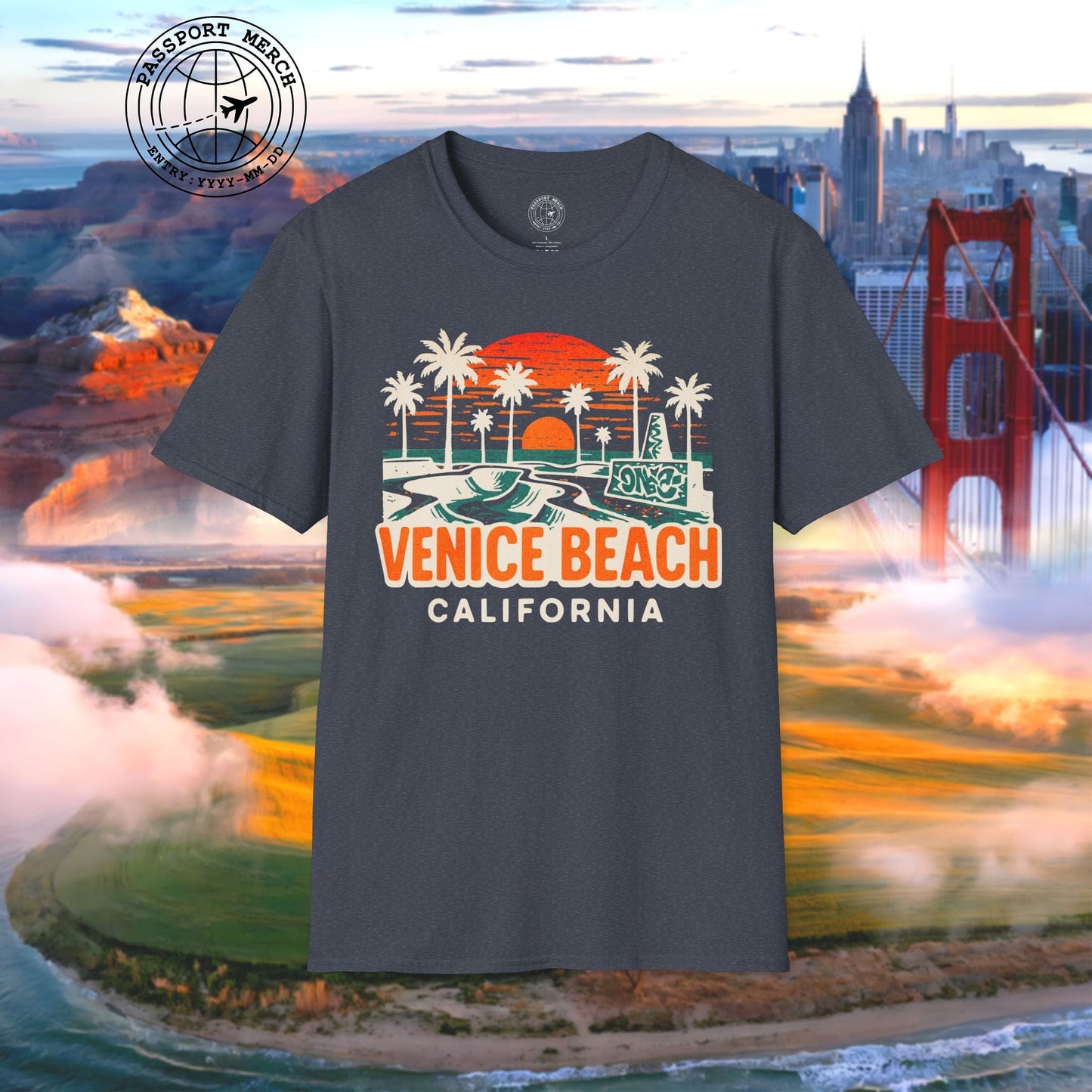 Venice Beach, California - 80's Vintage T-Shirt