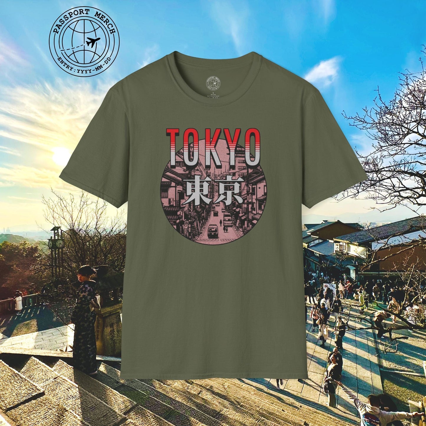 Vintage Streets of Tokyo Japan T-Shirt