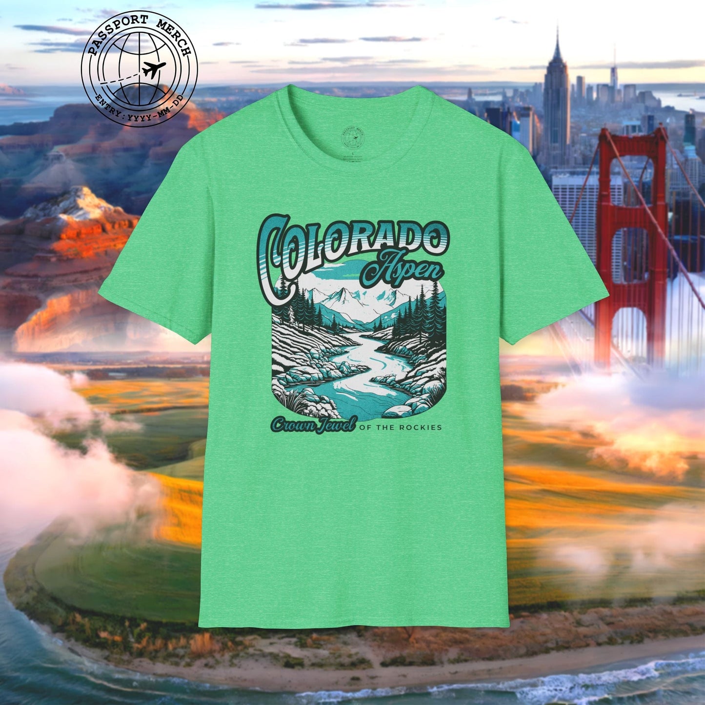 Aspen Crown Jewel of the Rockies Colorado T-Shirt