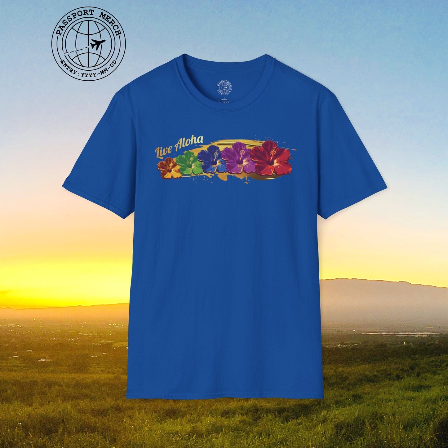 Live Aloha Pop Art Hibiscus, Hawaii T-Shirt