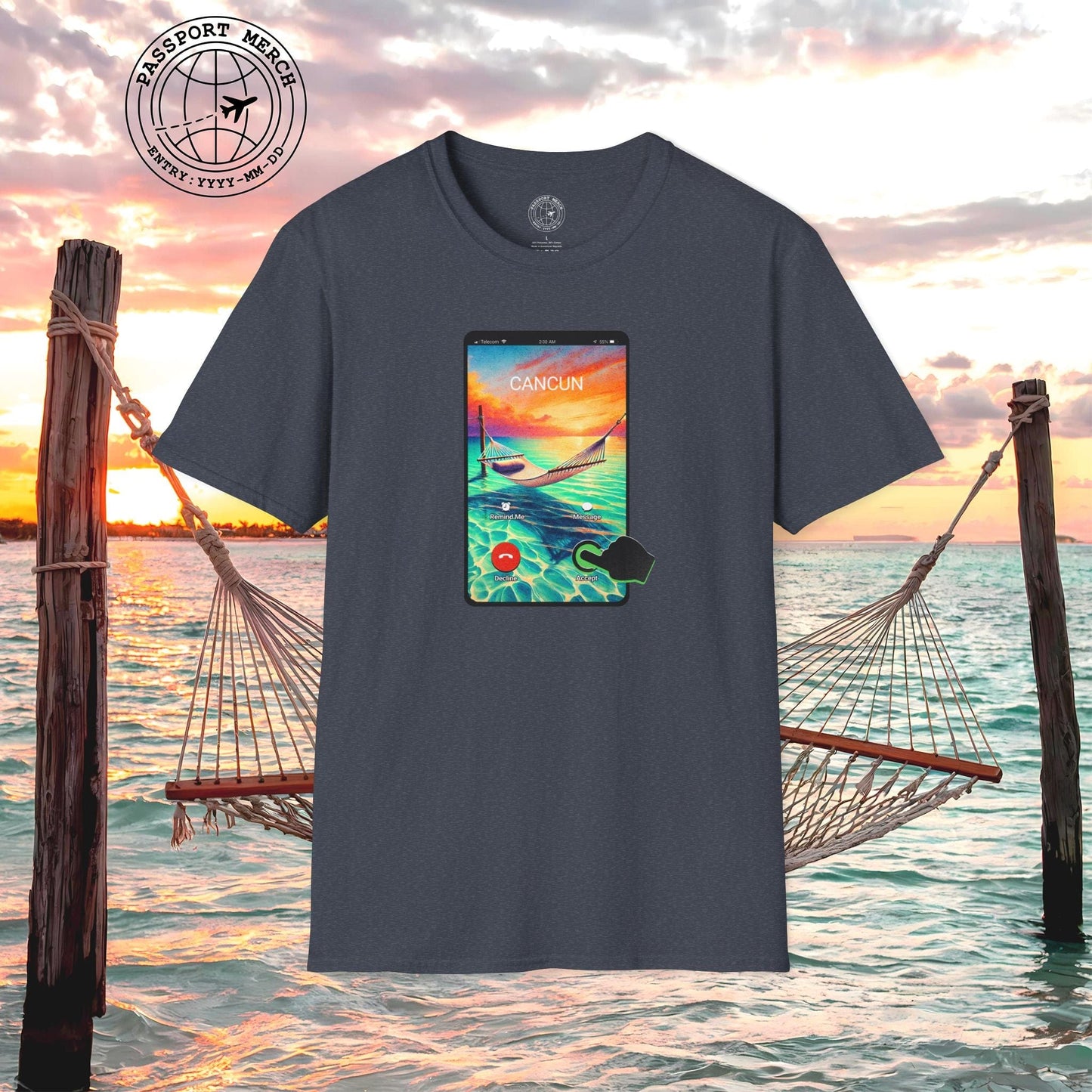 Cancun is calling. Accept. Mexico T-Shirt