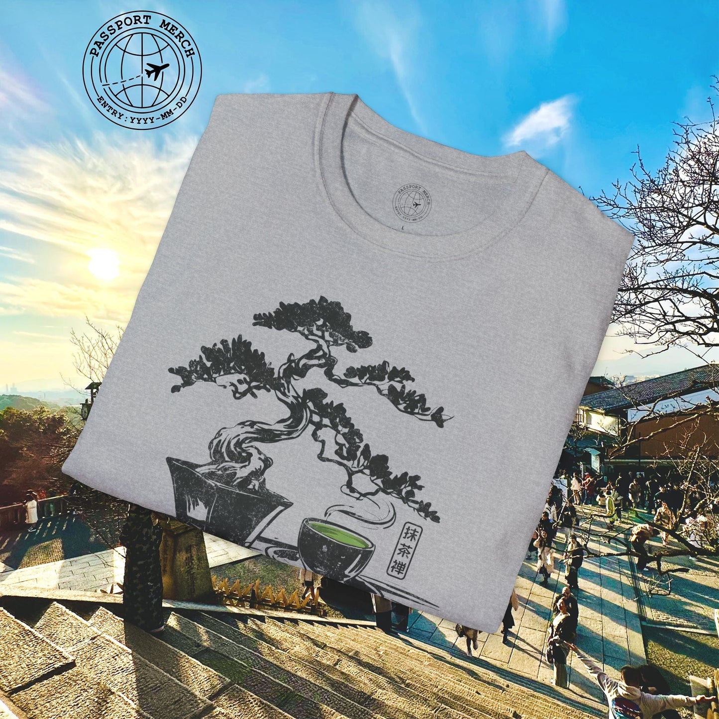 Vintage Matcha Zen, Japan T-Shirt