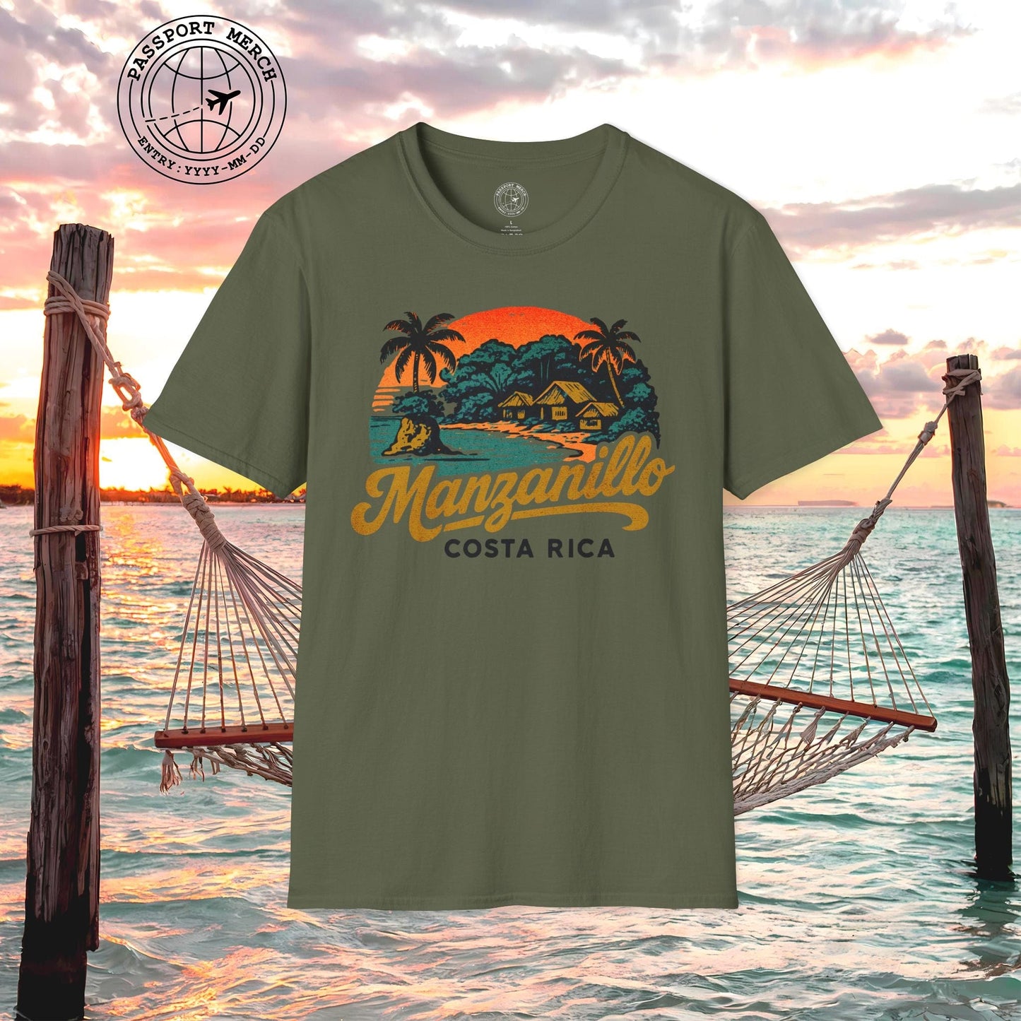 Manzanillo, Costa Rica - 80's Vintage T-Shirt