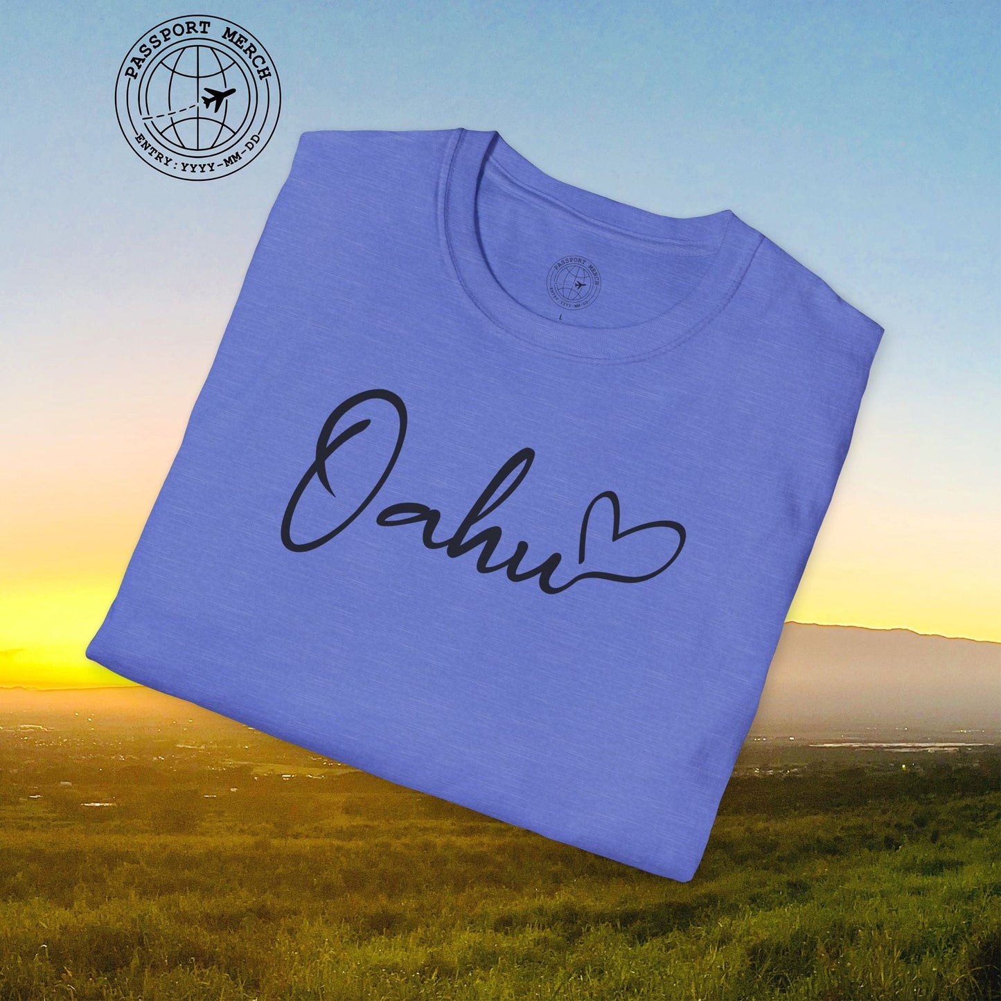 Heart Signature (Islands Edition), Oahu, Hawaii T-Shirt
