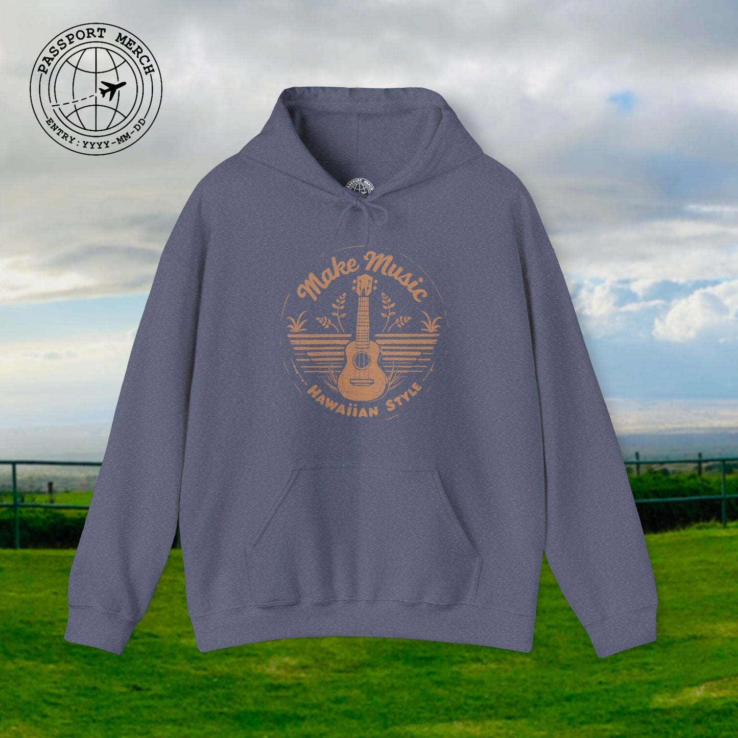 Make Music Hawaiian Style Hoodie