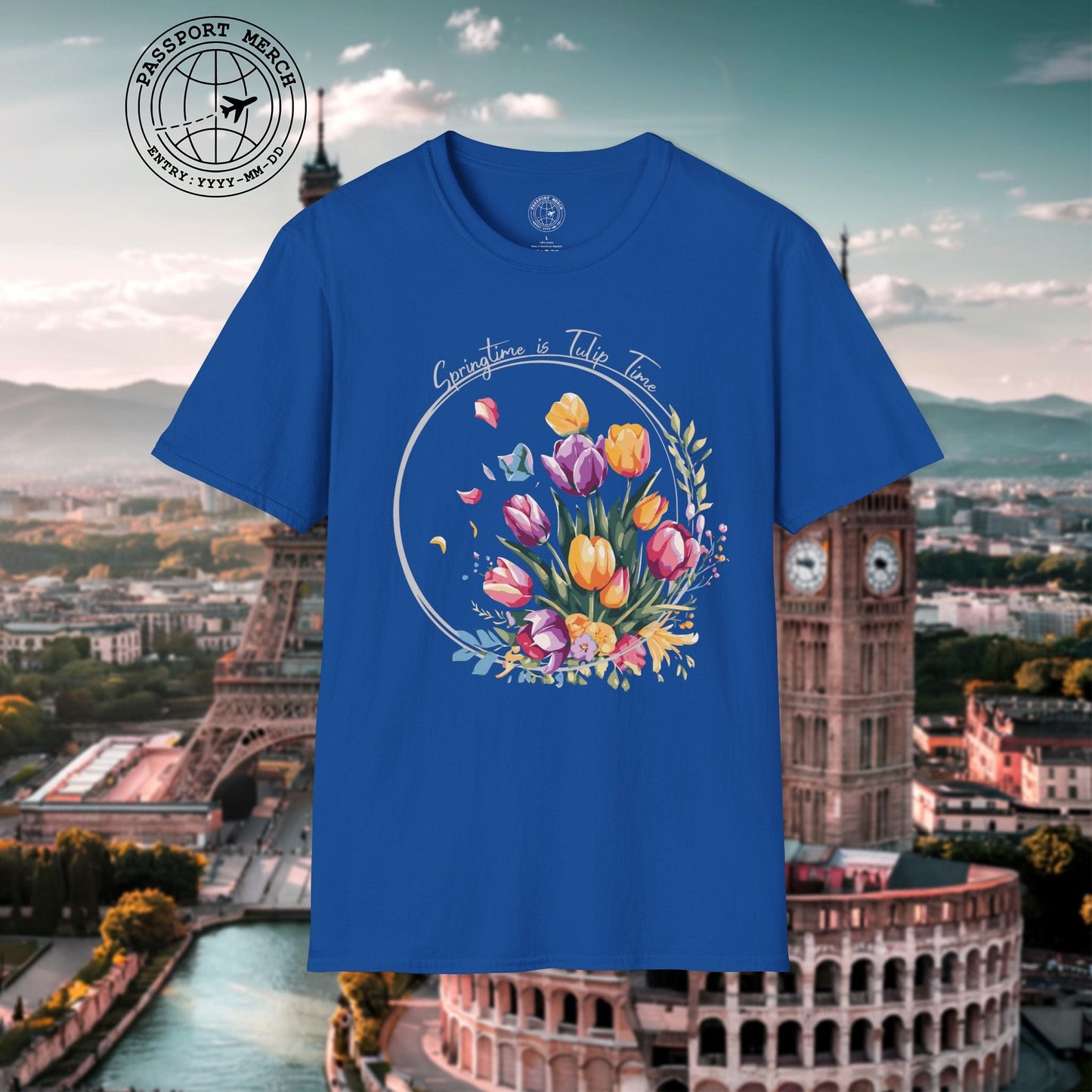 Springtime is Tulip Time in Holland T-Shirt