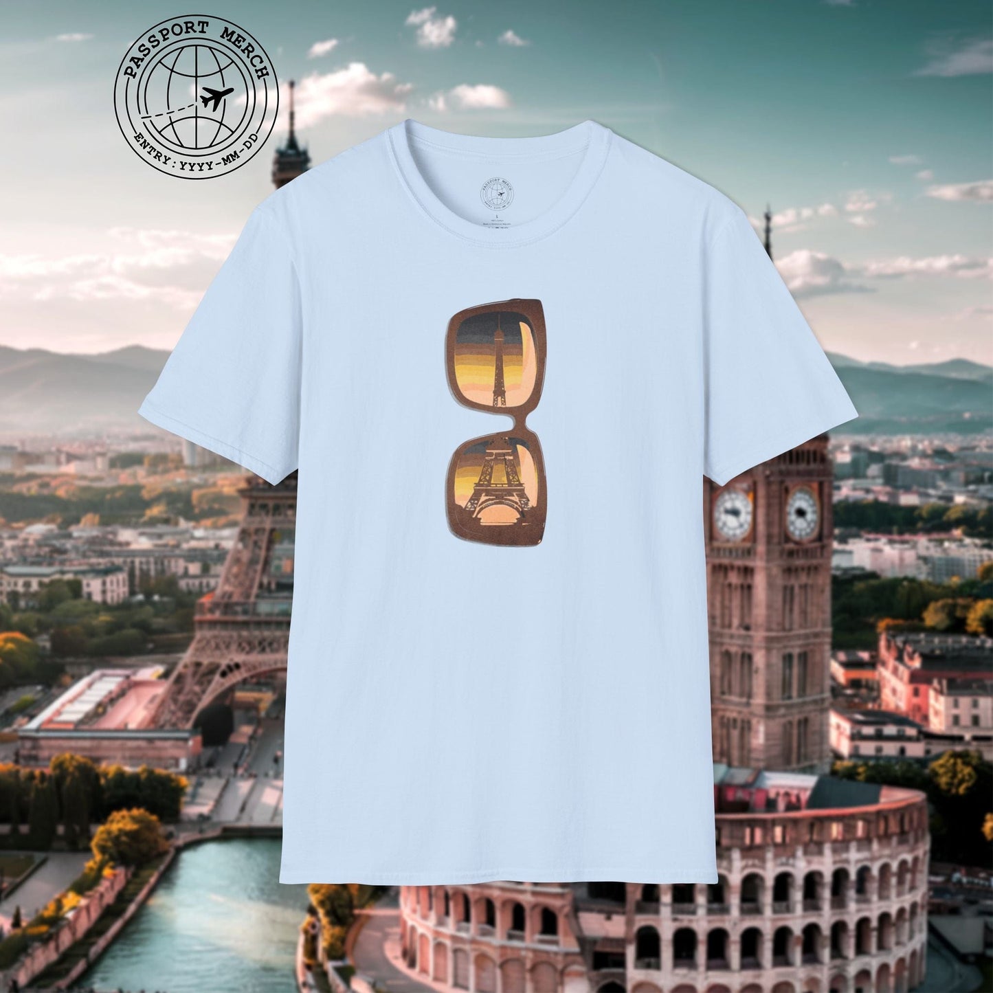 Reflections of the Eiffel Tower, Paris France T-Shirt