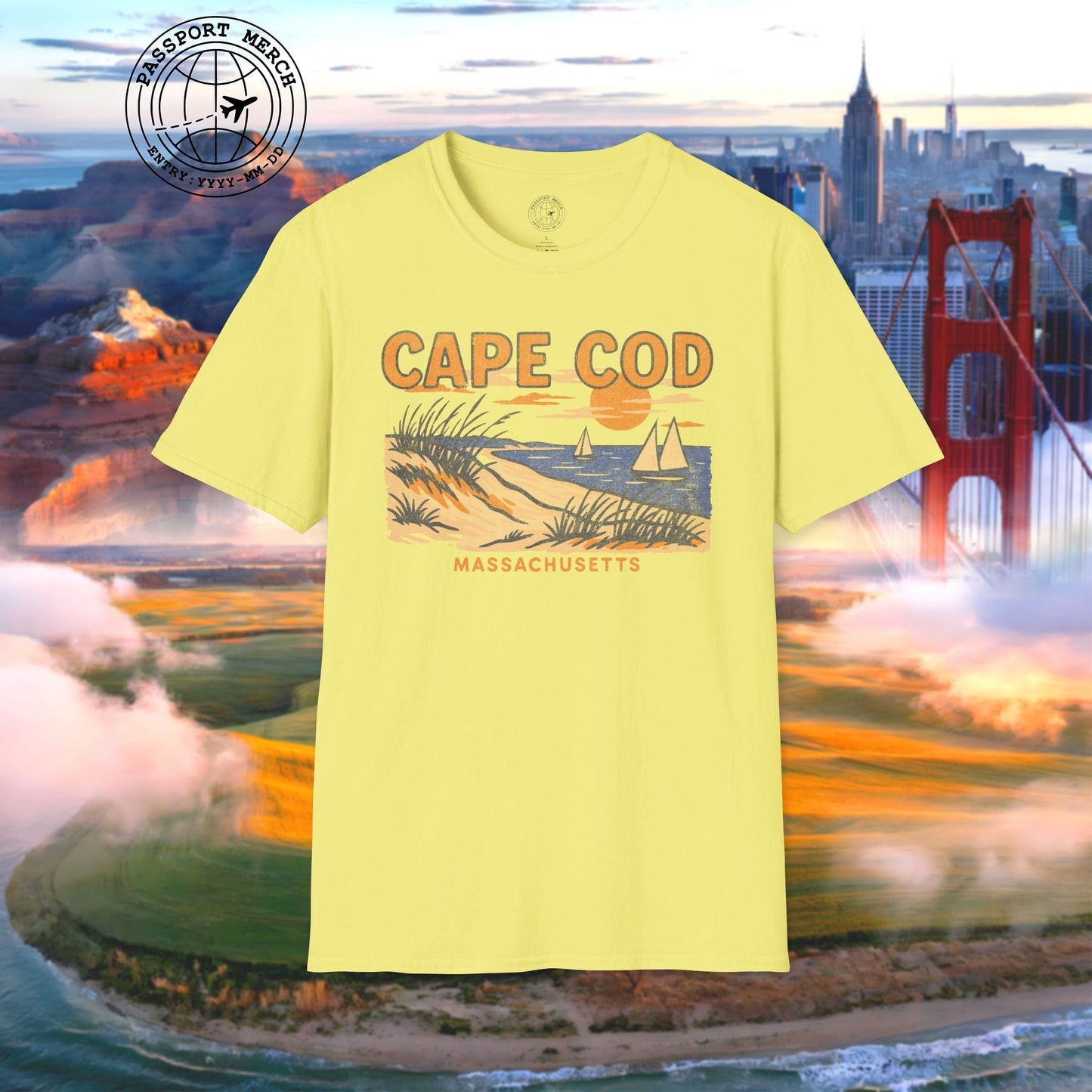 Cape Cod, Massachusetts - 80's Vintage T-Shirt