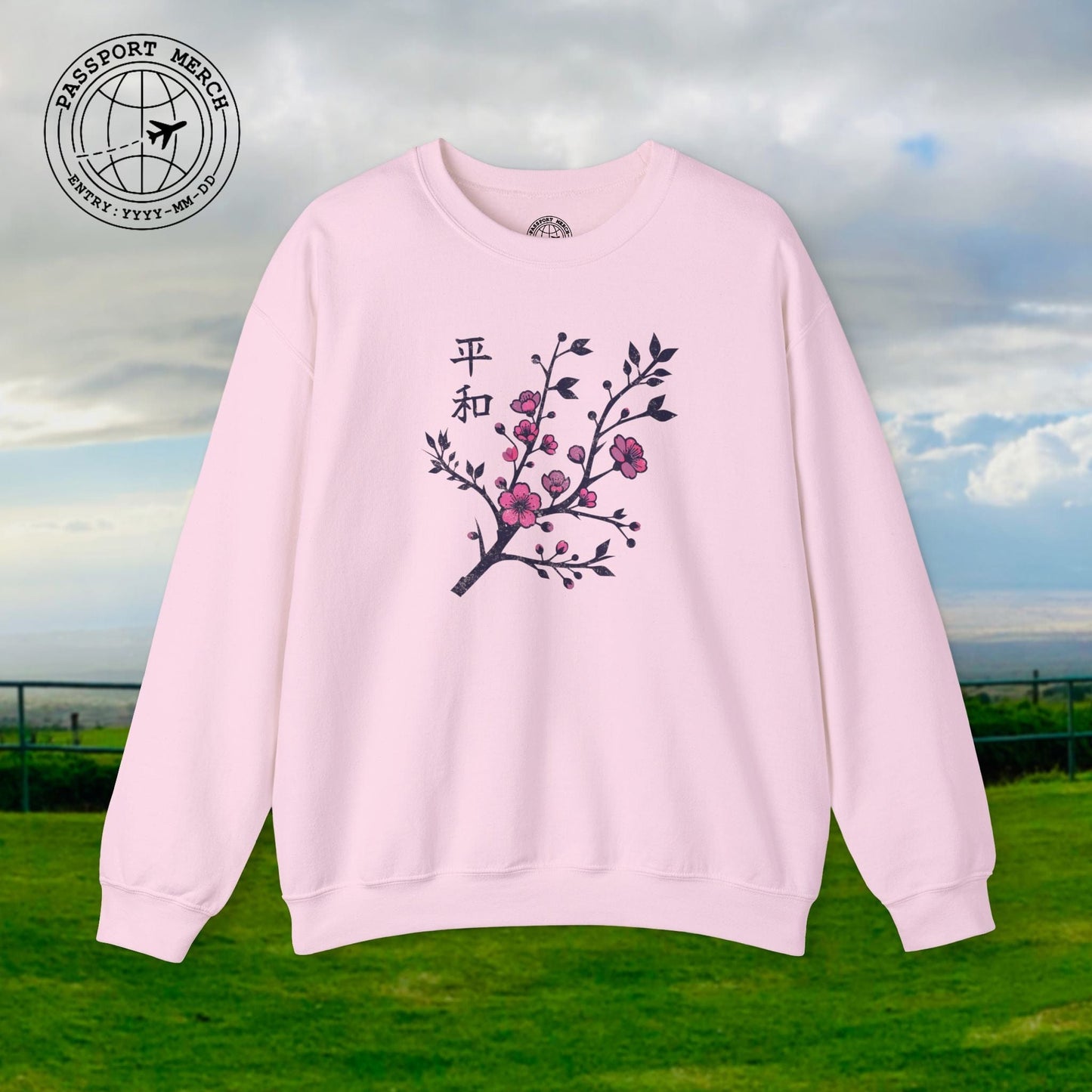 Sakura Serenity, Japan Crewneck