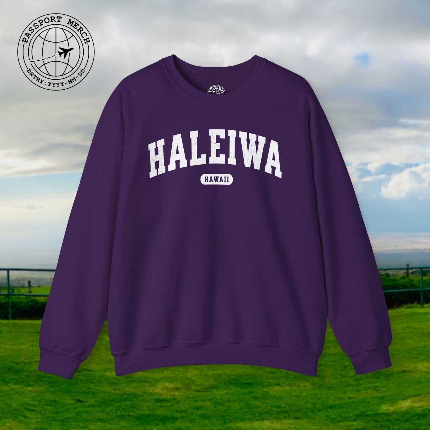 Classic Athletic, Haleiwa, Hawaii (Fan Service) Crewneck
