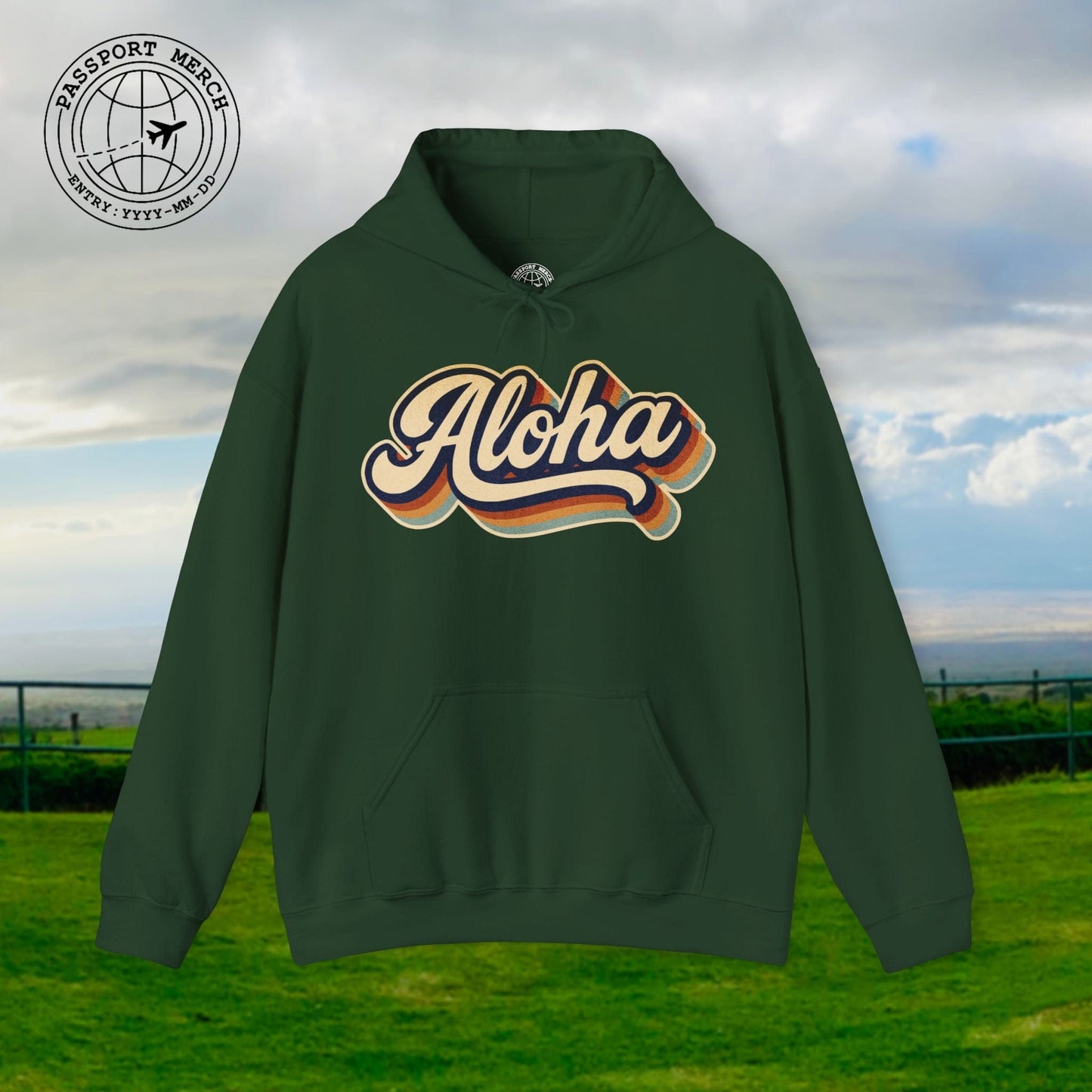 Classic 70s, Aloha, Hawaii Hoodie