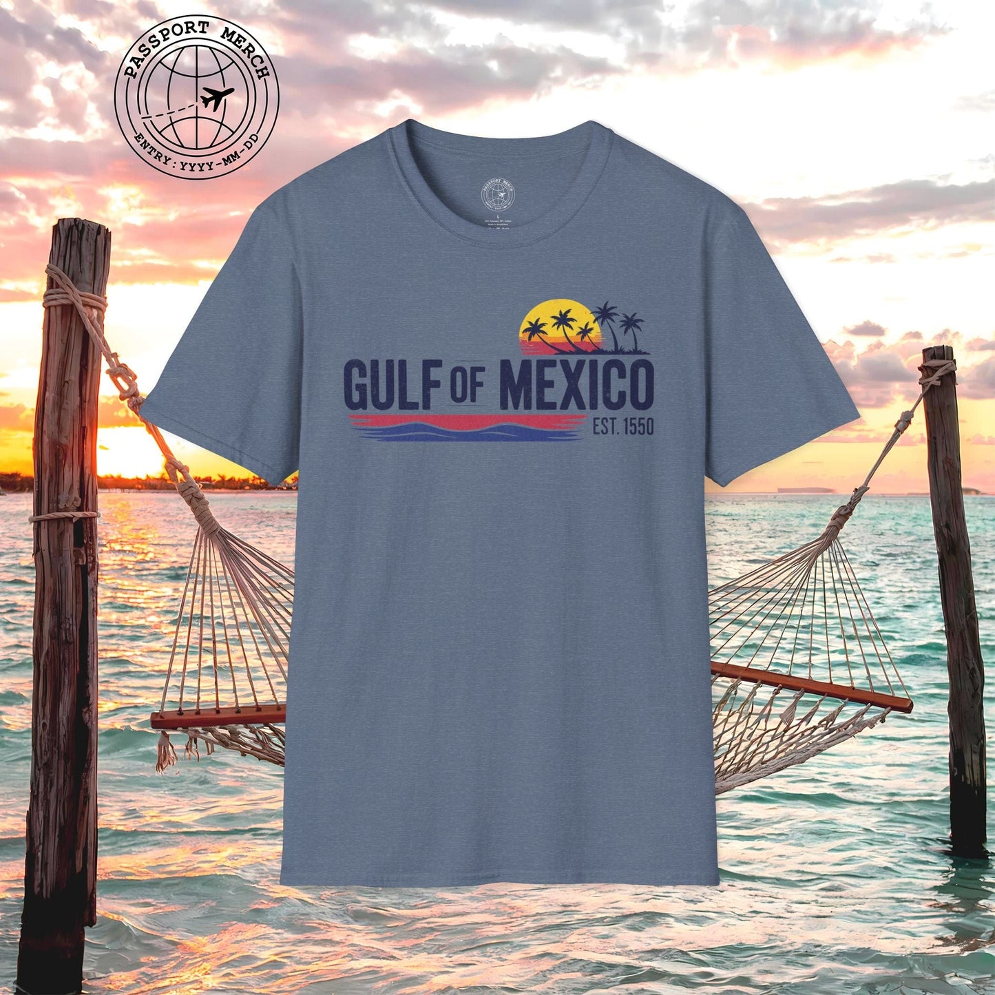 Vintage Retro Gulf of Mexico T-Shirt