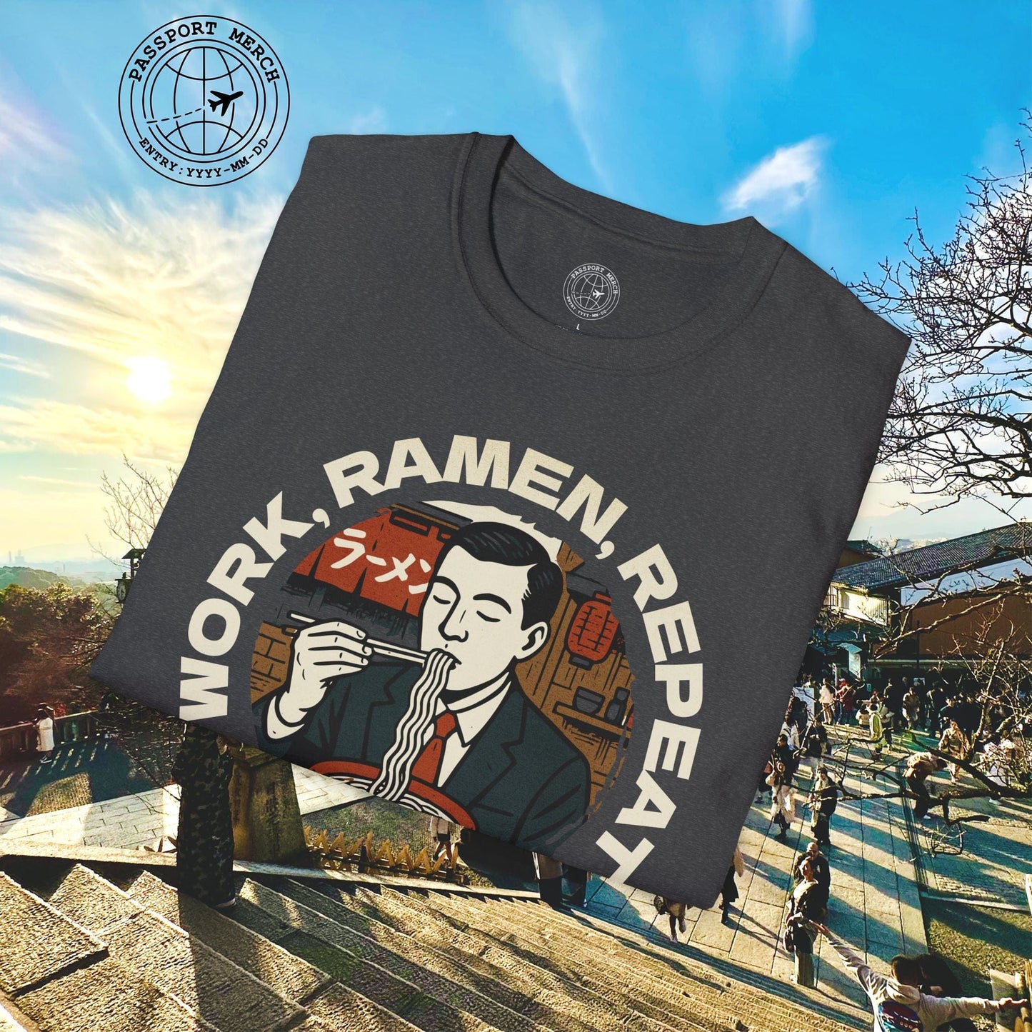 Salaryman - Work, Ramen, Repeat, Japan T-Shirt