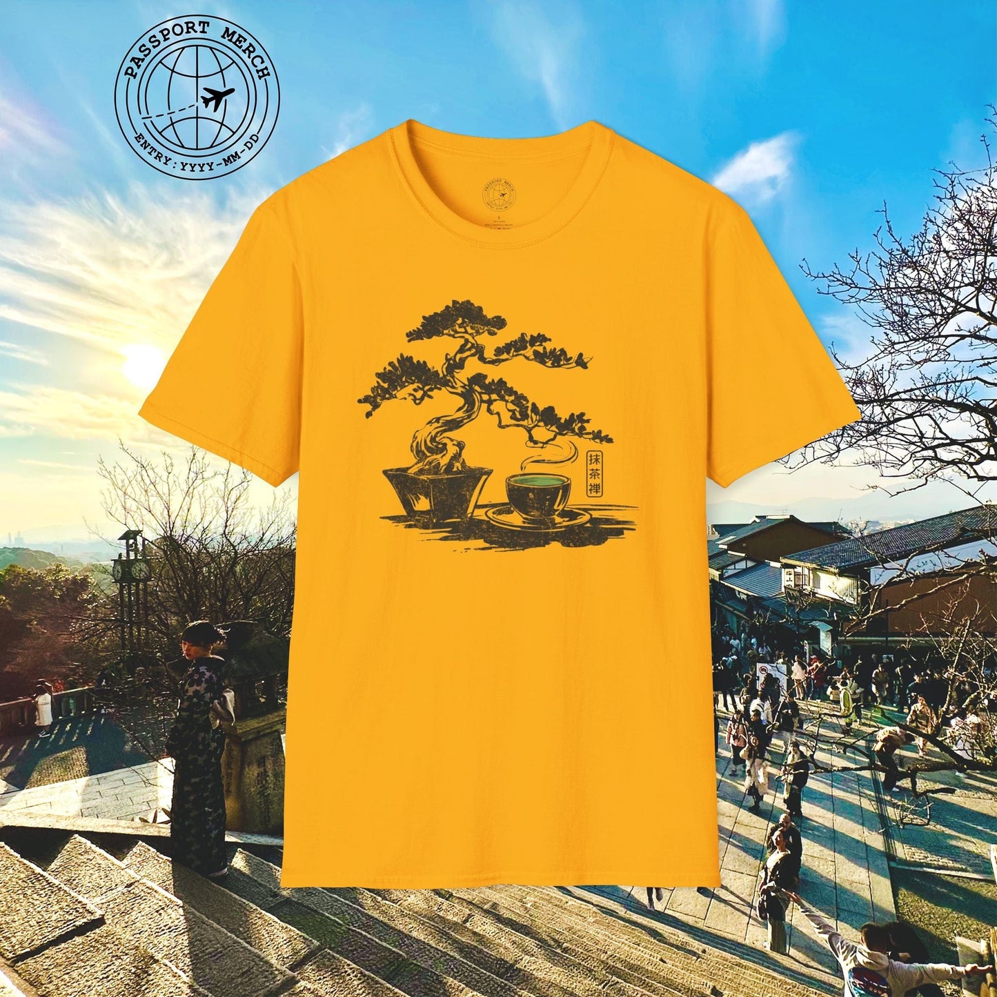 Vintage Matcha Zen, Japan T-Shirt