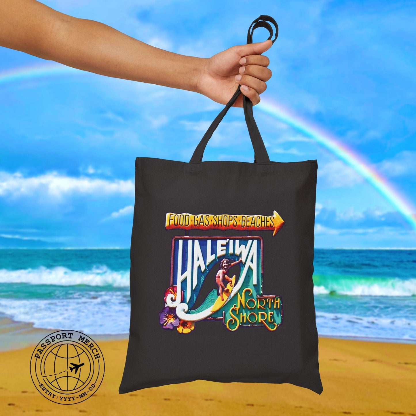 Signs of Wanderlust, Hale'iwa (South) Oahu, Hawaii Tote Bag