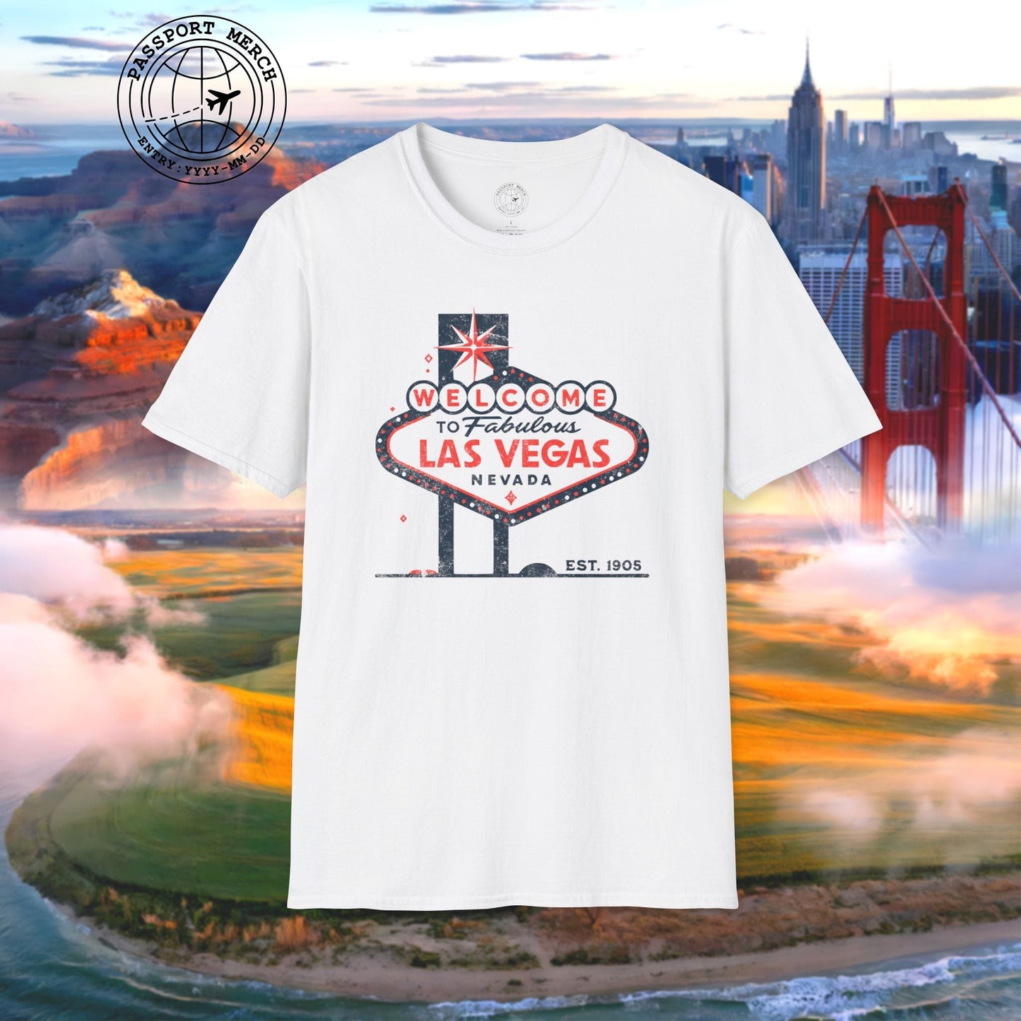 Signs of Wanderlust, Welcome to Las Vegas, Nevada T-Shirt