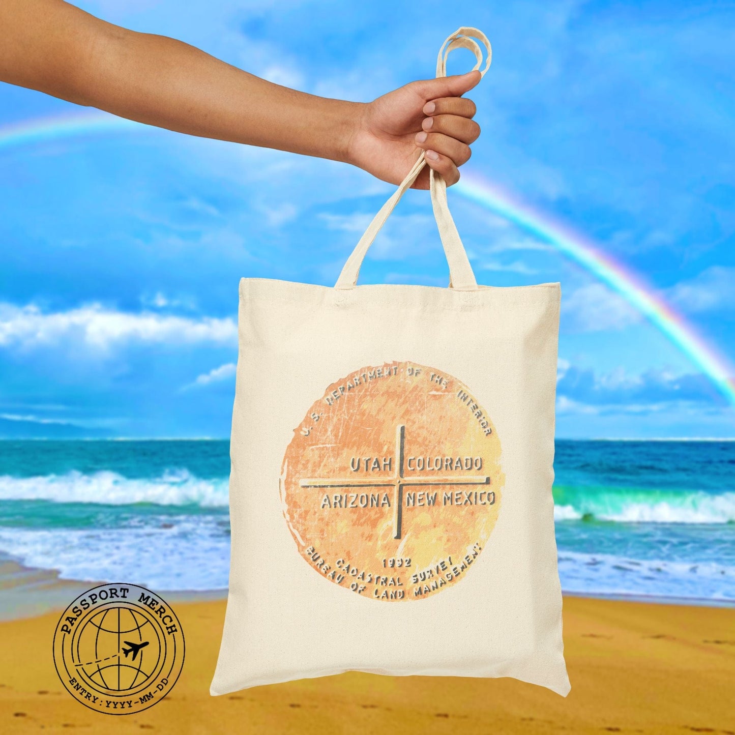 Four Corners - Utah, Colorado, Arizona, New Mexico Tote Bag