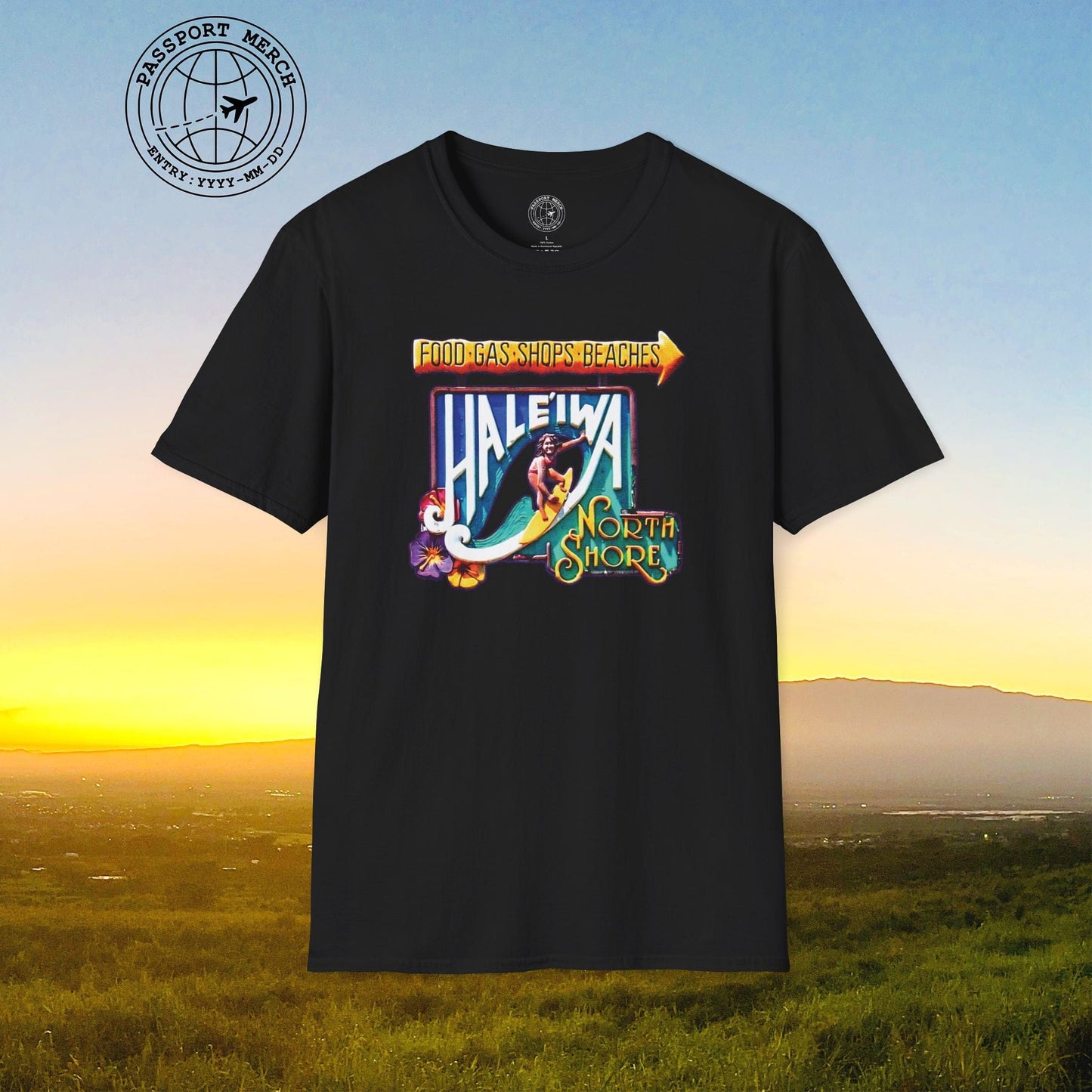 Signs of Wanderlust, Hale'iwa (South) Oahu, Hawaii T-Shirt