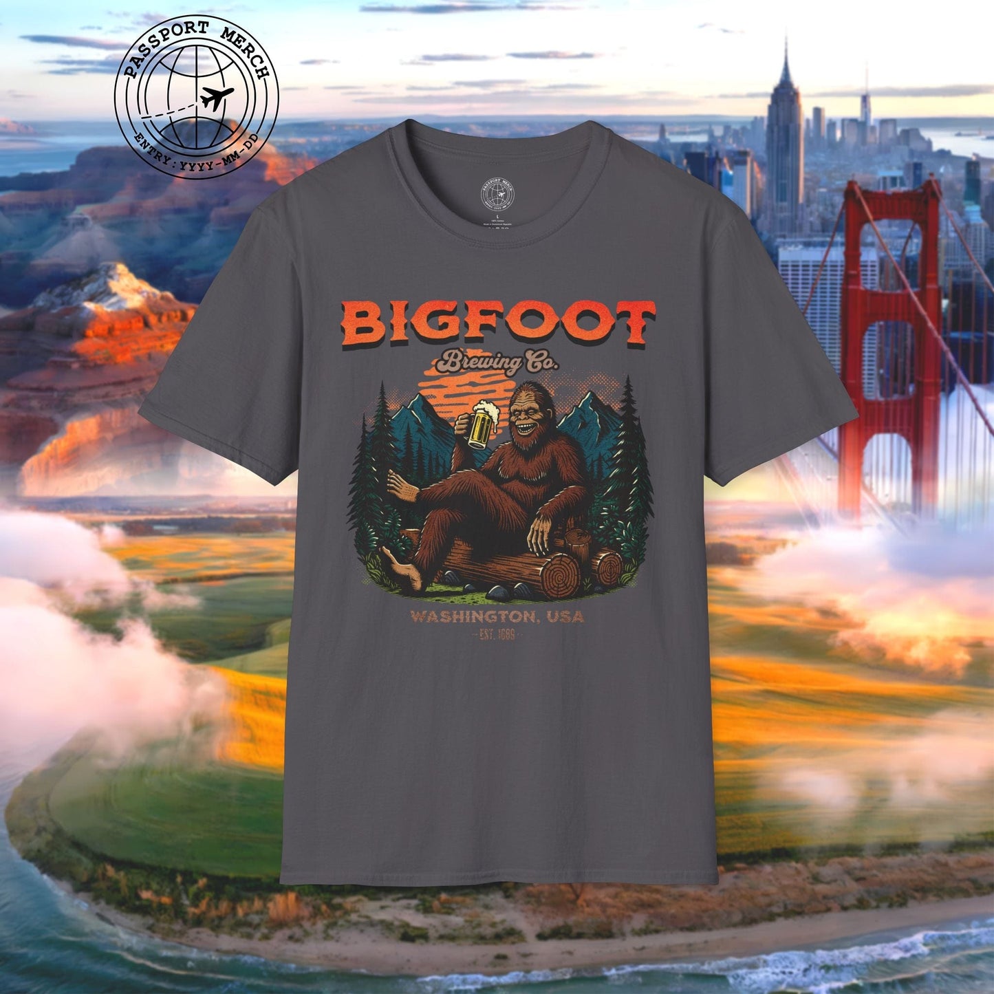Bigfoot Brewing Company, Washington T-Shirt
