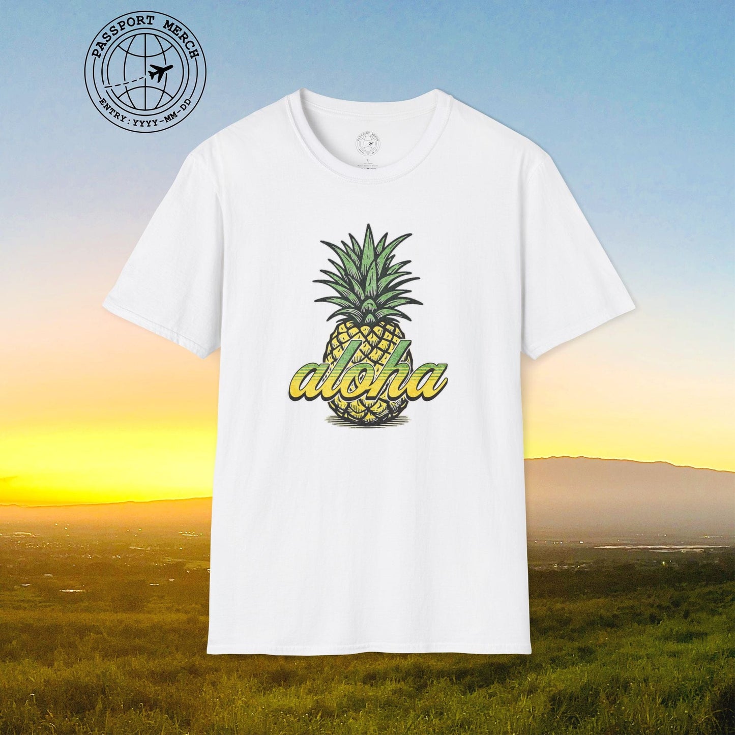 Maui Pineapple Aloha Hawaii T-Shirt