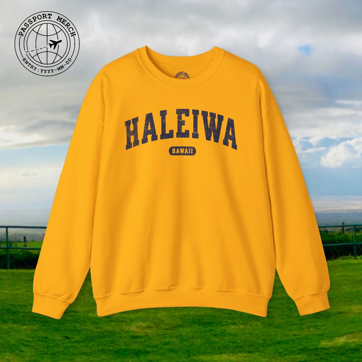 Classic Athletic, Haleiwa, Hawaii (Fan Service) Crewneck