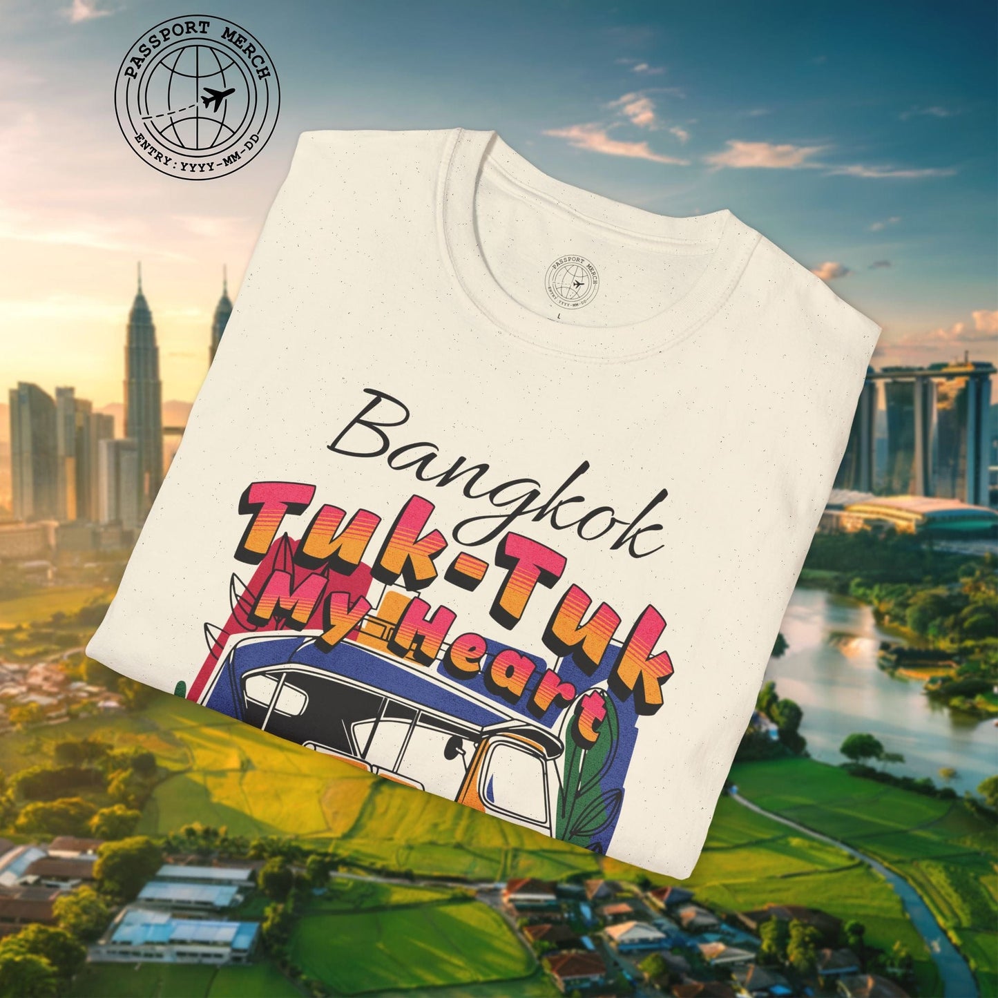 Bangkok Tuk-Tuk My Heart Thailand T-Shirt