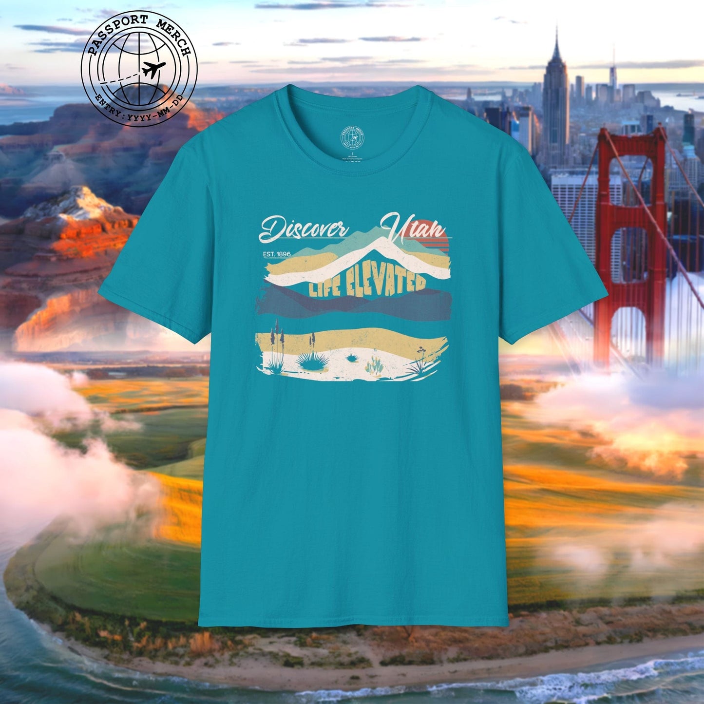 Vintage Utah Life Elevated T-Shirt