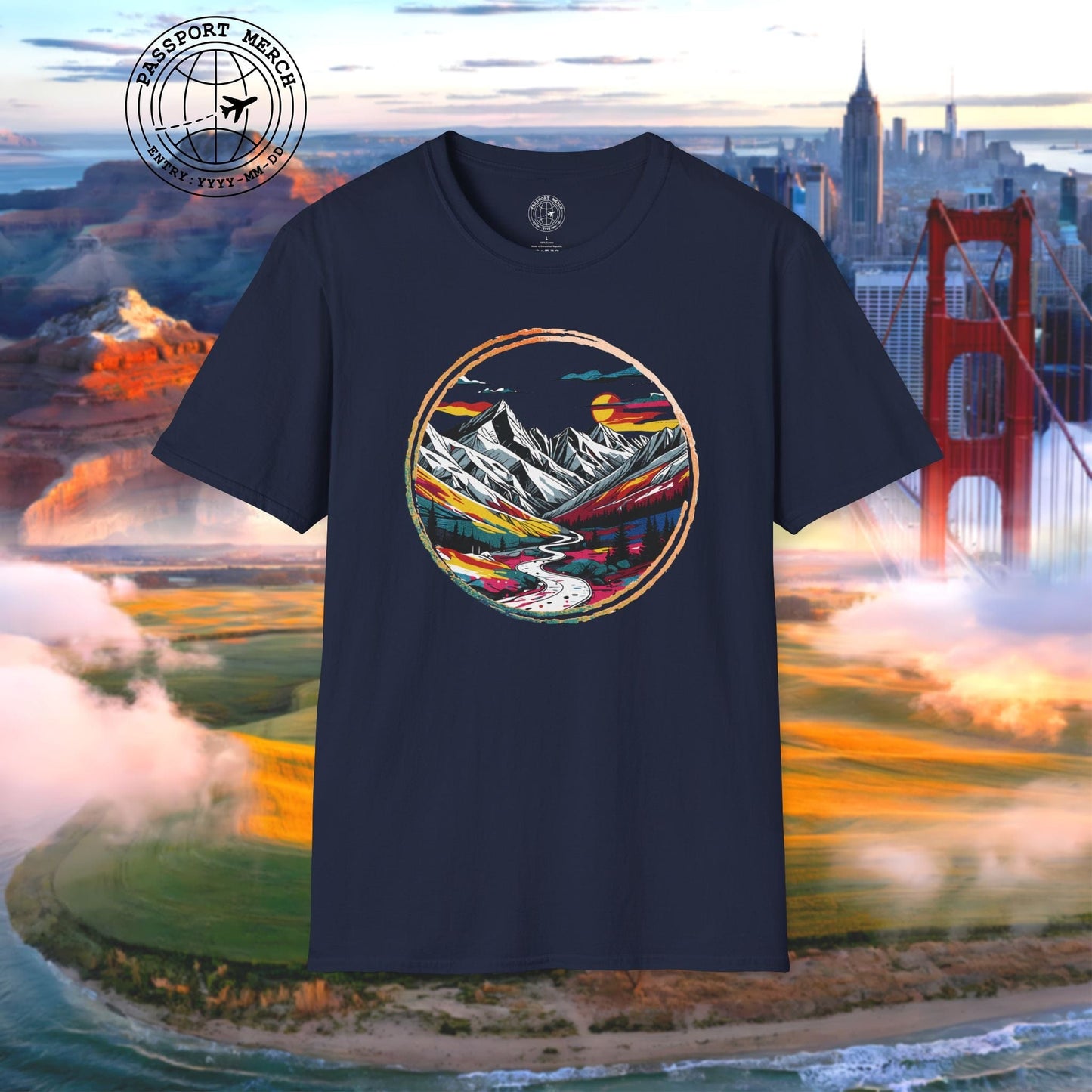 Modern Alpine Wanderlust, Colorado T-Shirt