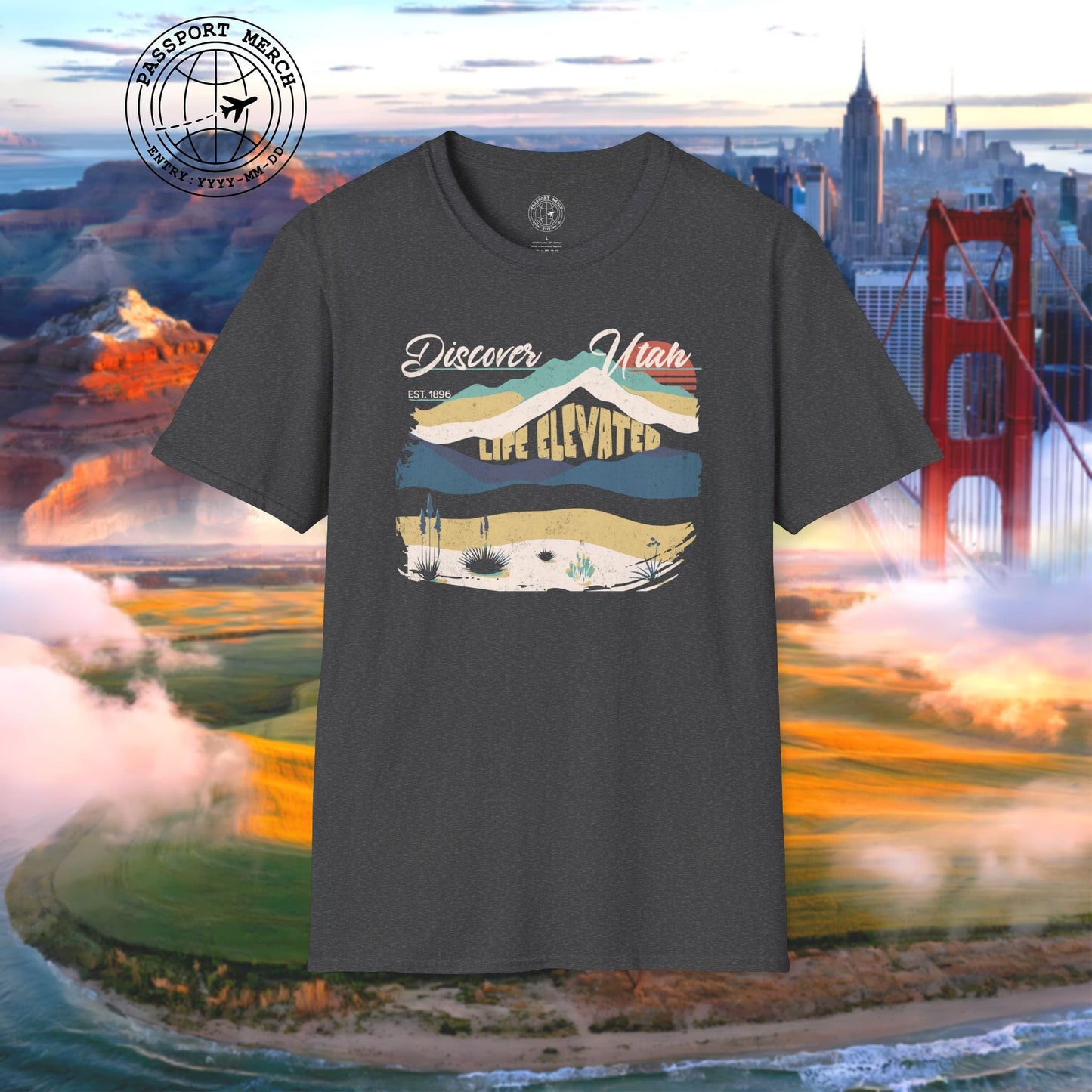 Vintage Utah Life Elevated T-Shirt