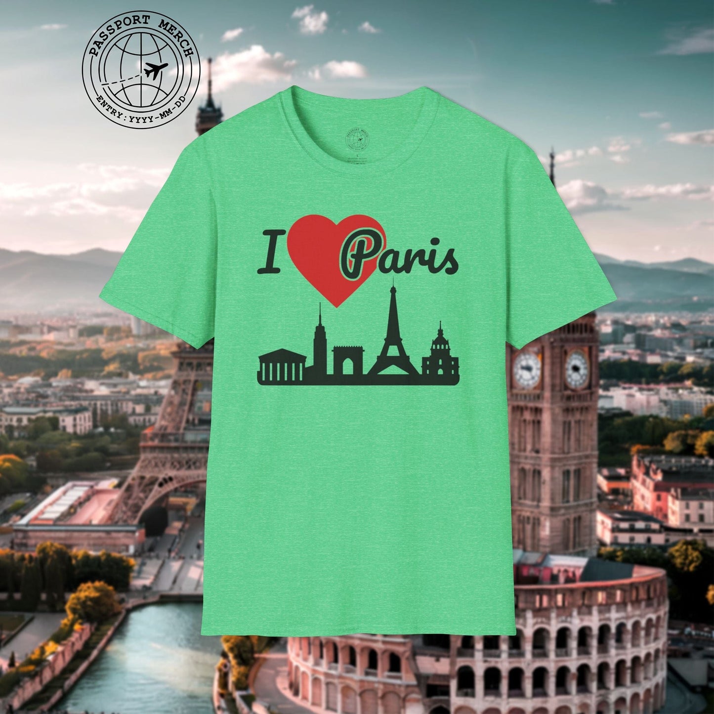I Heart Paris France T-Shirt