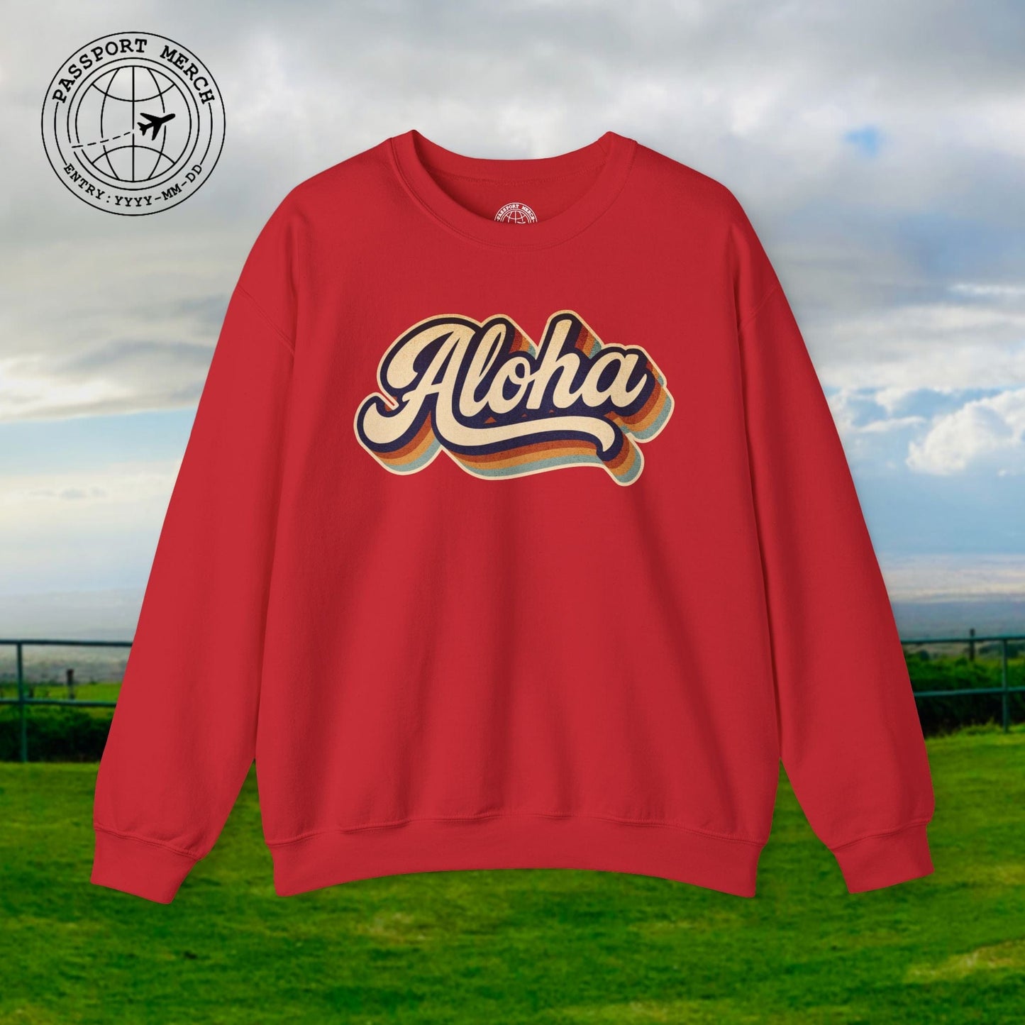 Classic 70s, Aloha, Hawaii Crewneck