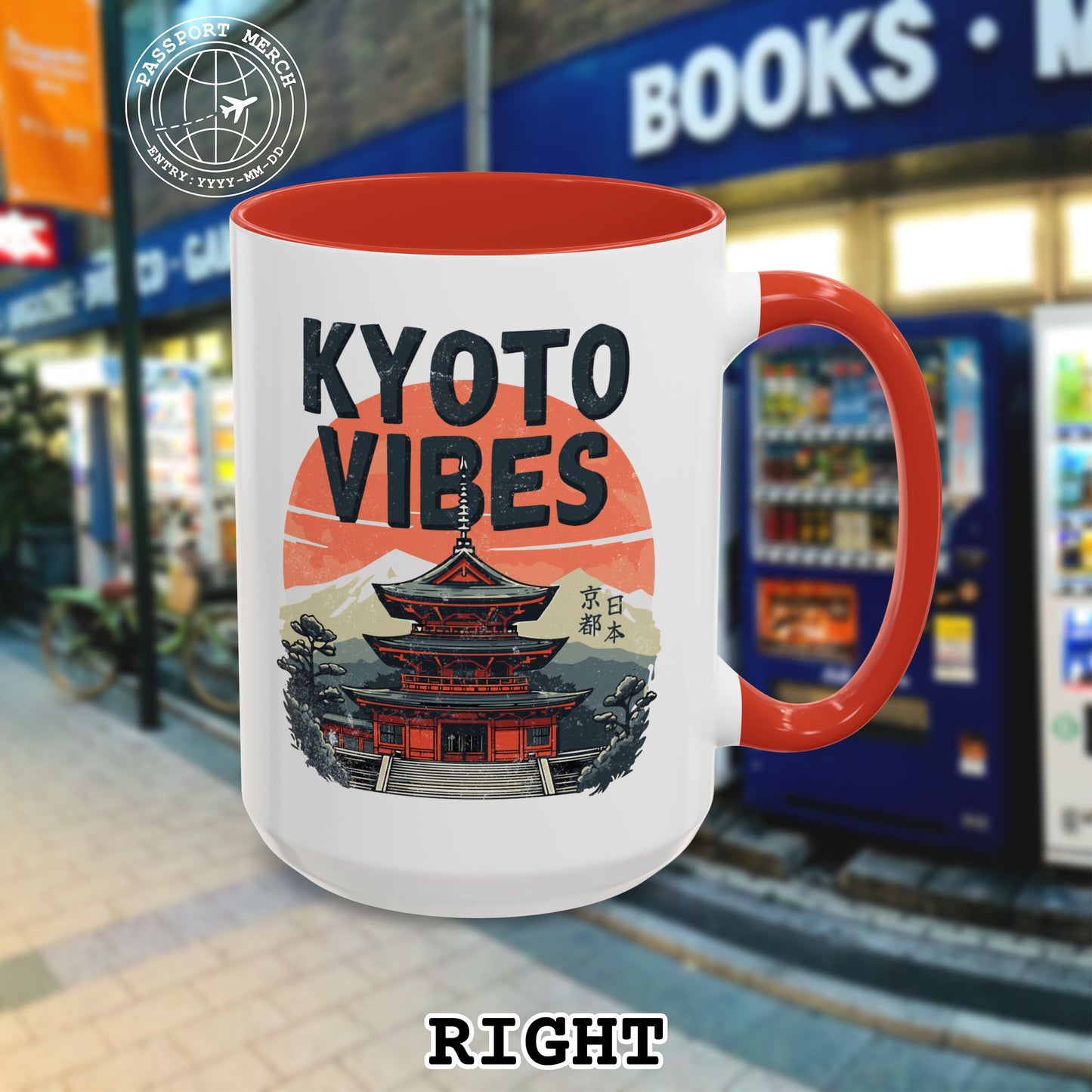 Vintage Kyoto Vibes, Japan 15oz Mug