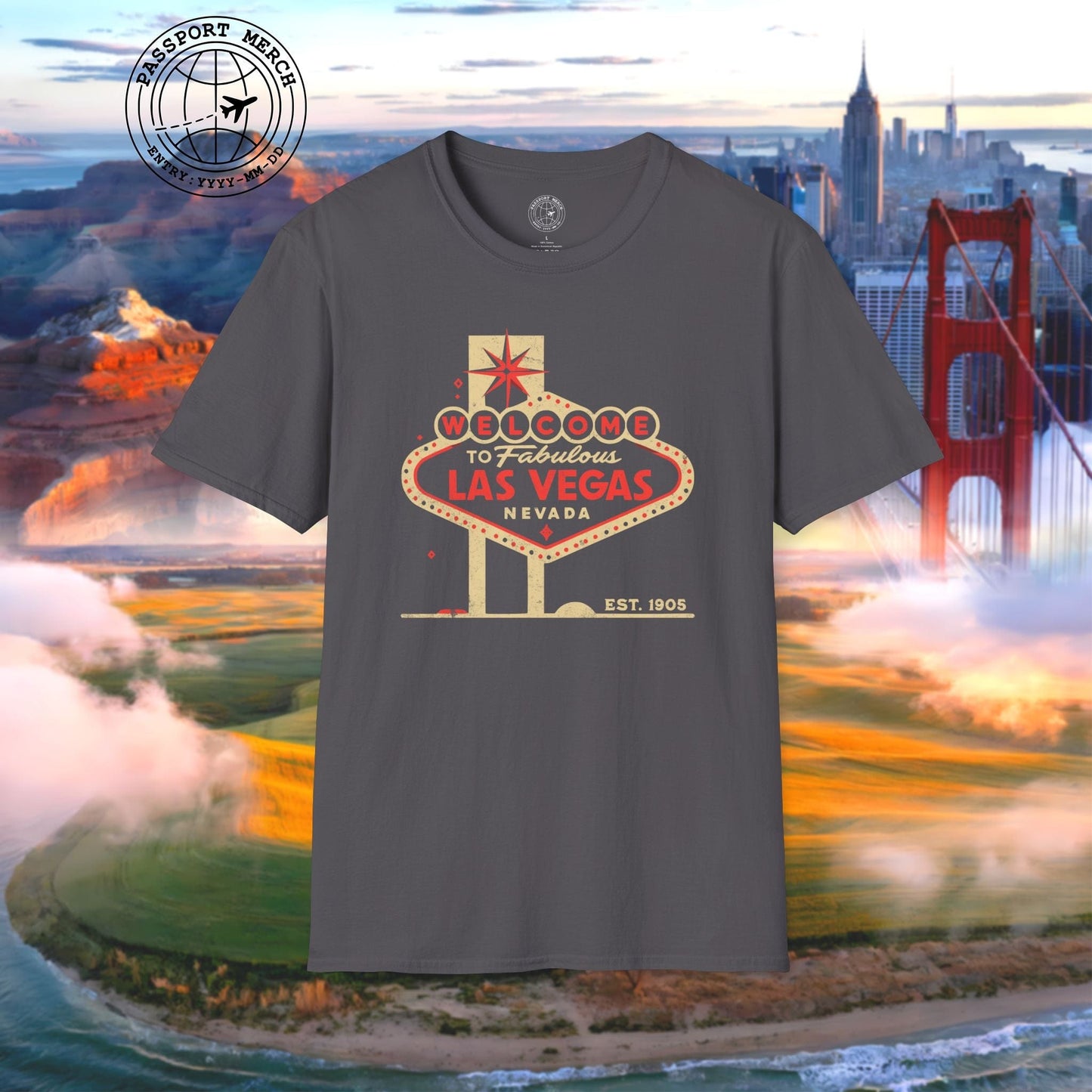 Signs of Wanderlust, Welcome to Las Vegas, Nevada T-Shirt