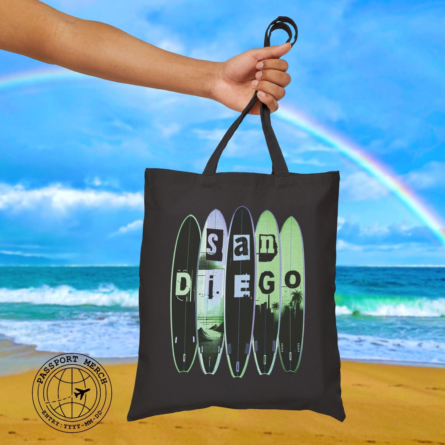Surfboard Dreams San Diego, California Tote Bag