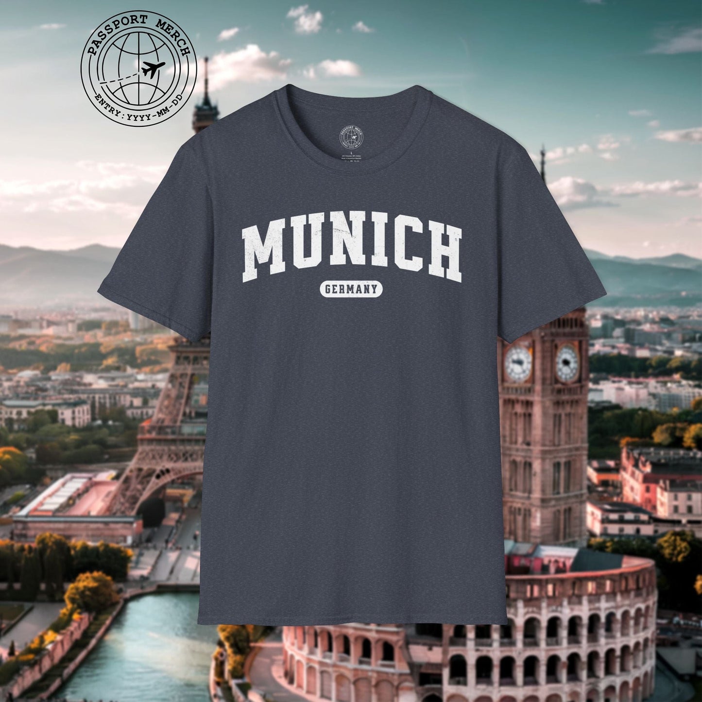 Classic Athletic (Bucket List Edition), Munich, Germany T-Shirt