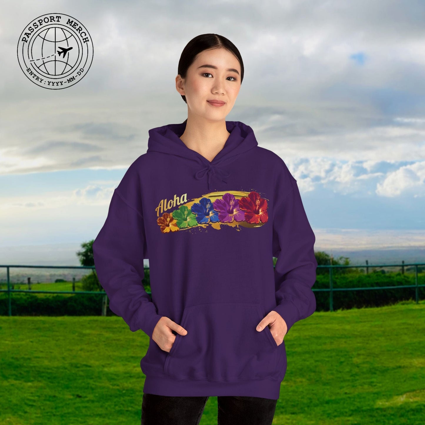 Pop Art Hibiscus, Hawaii Hoodie